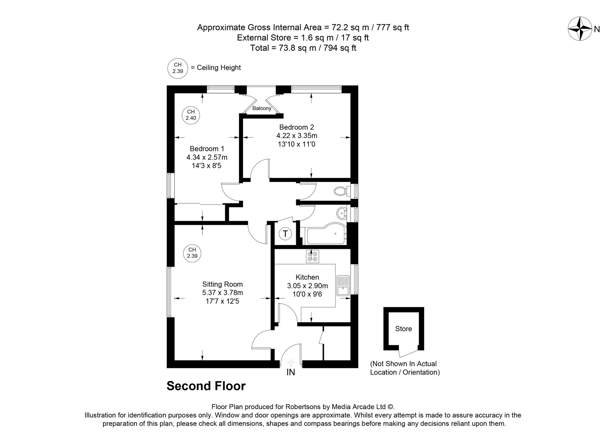 10 Beech Close, High Wycombe floorplan