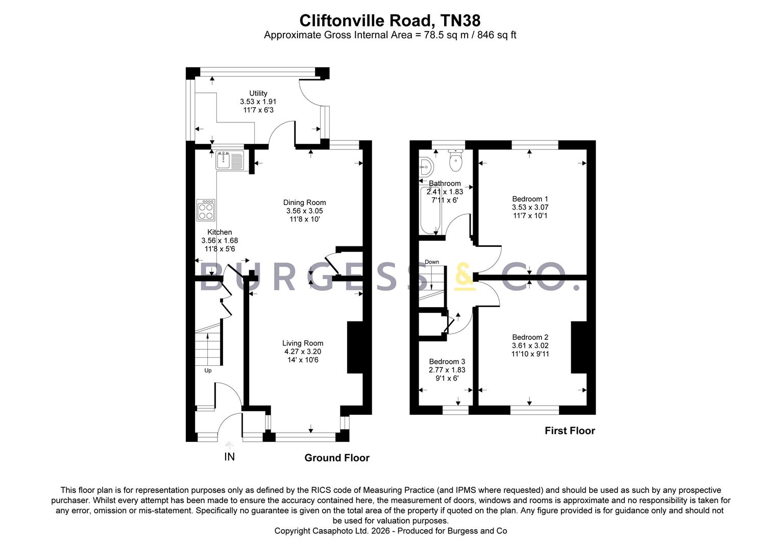 9, Cliftonville Road, St. Leonards-On-Sea floorplan