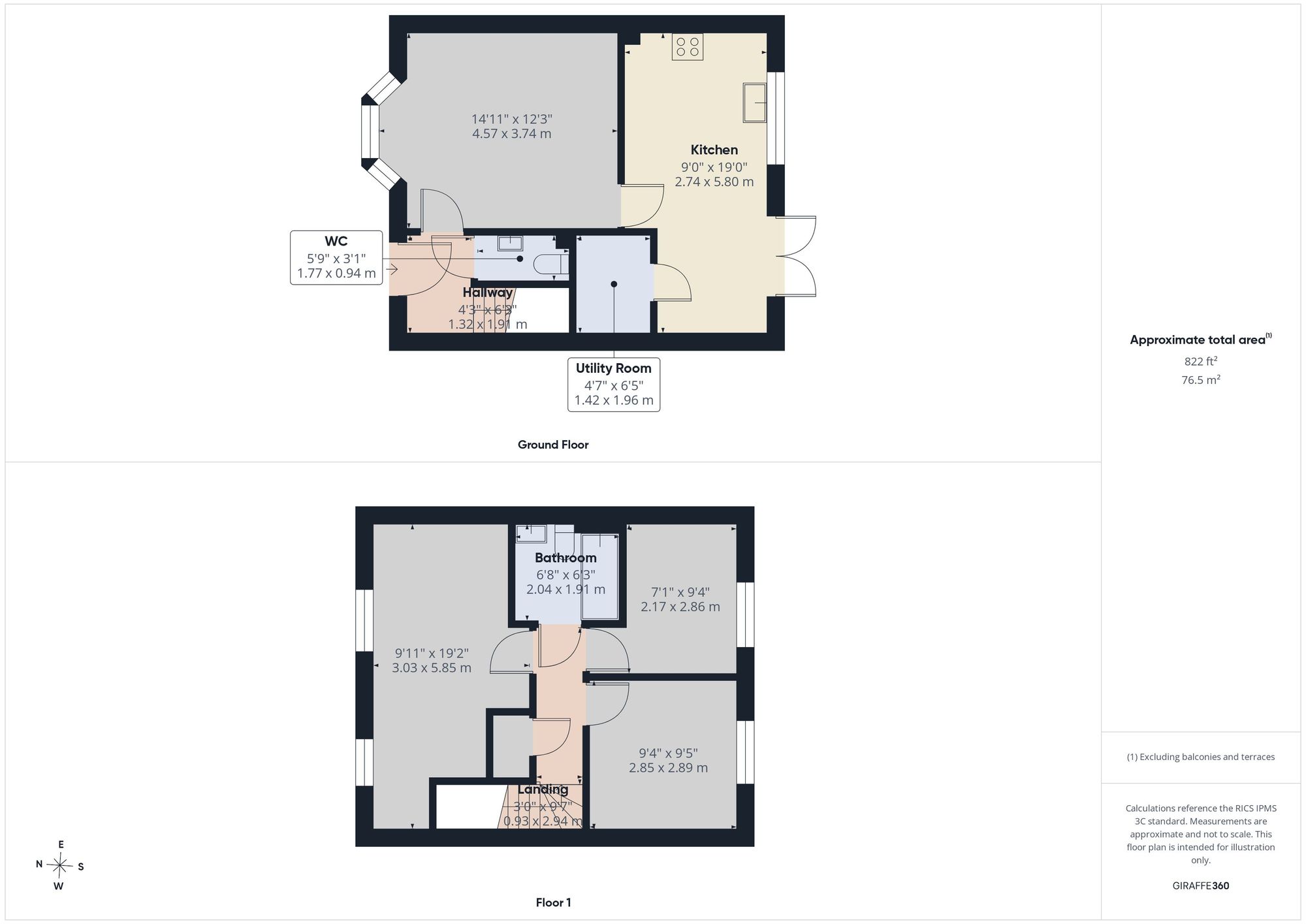 10 Wharfside Close, Gloucester floorplan