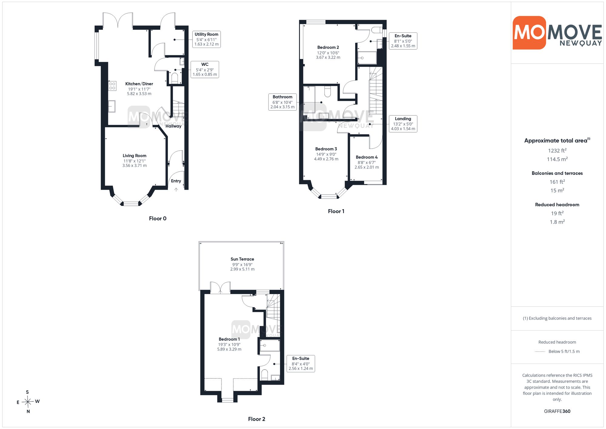 Trelyn West Pentire Road, Newquay floorplan