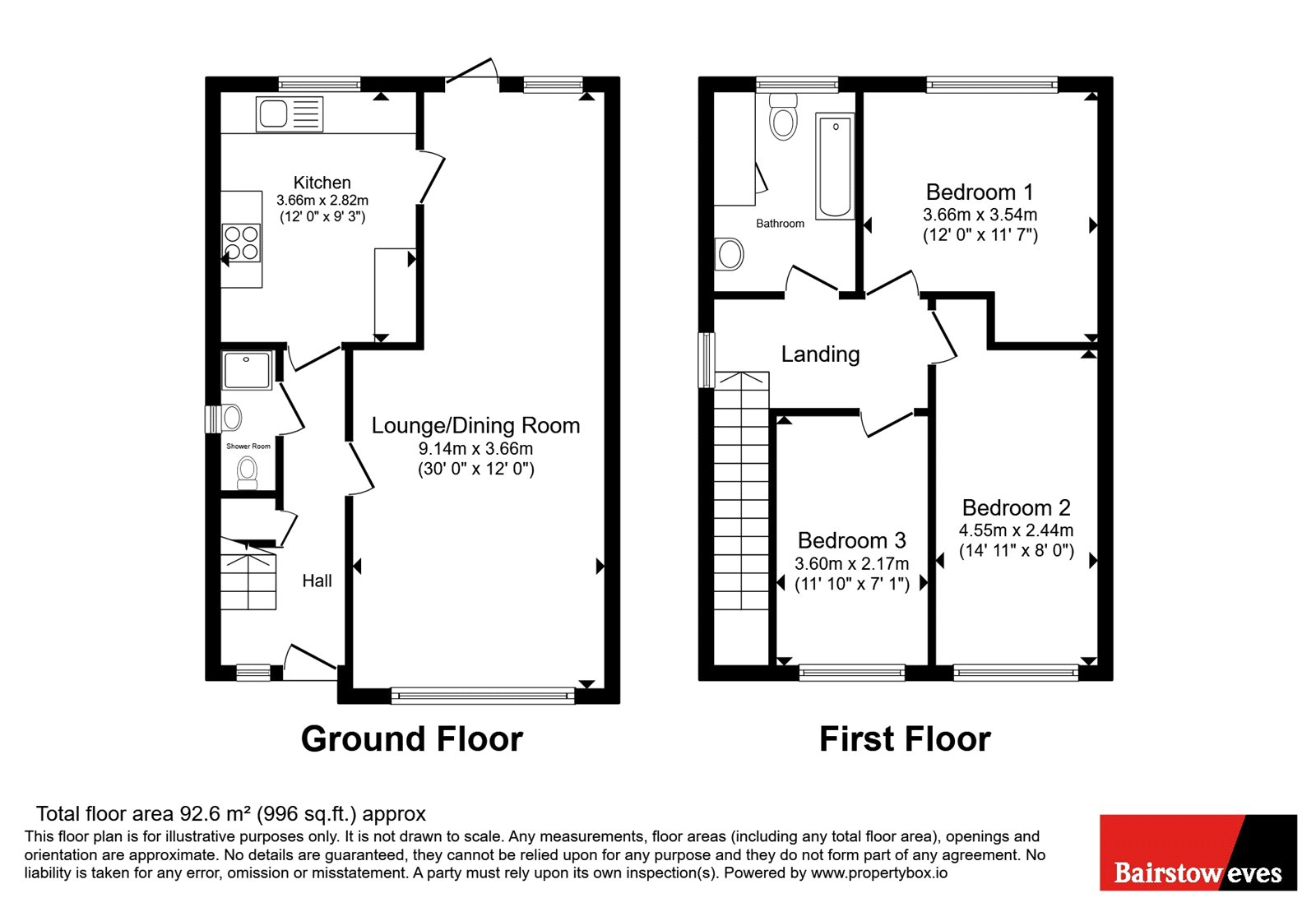 345, Little Wakering Road, Southend-on-Sea floorplan