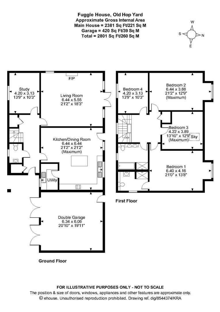 Fuggle House, 8 Old Hop Yard, Leominster floorplan