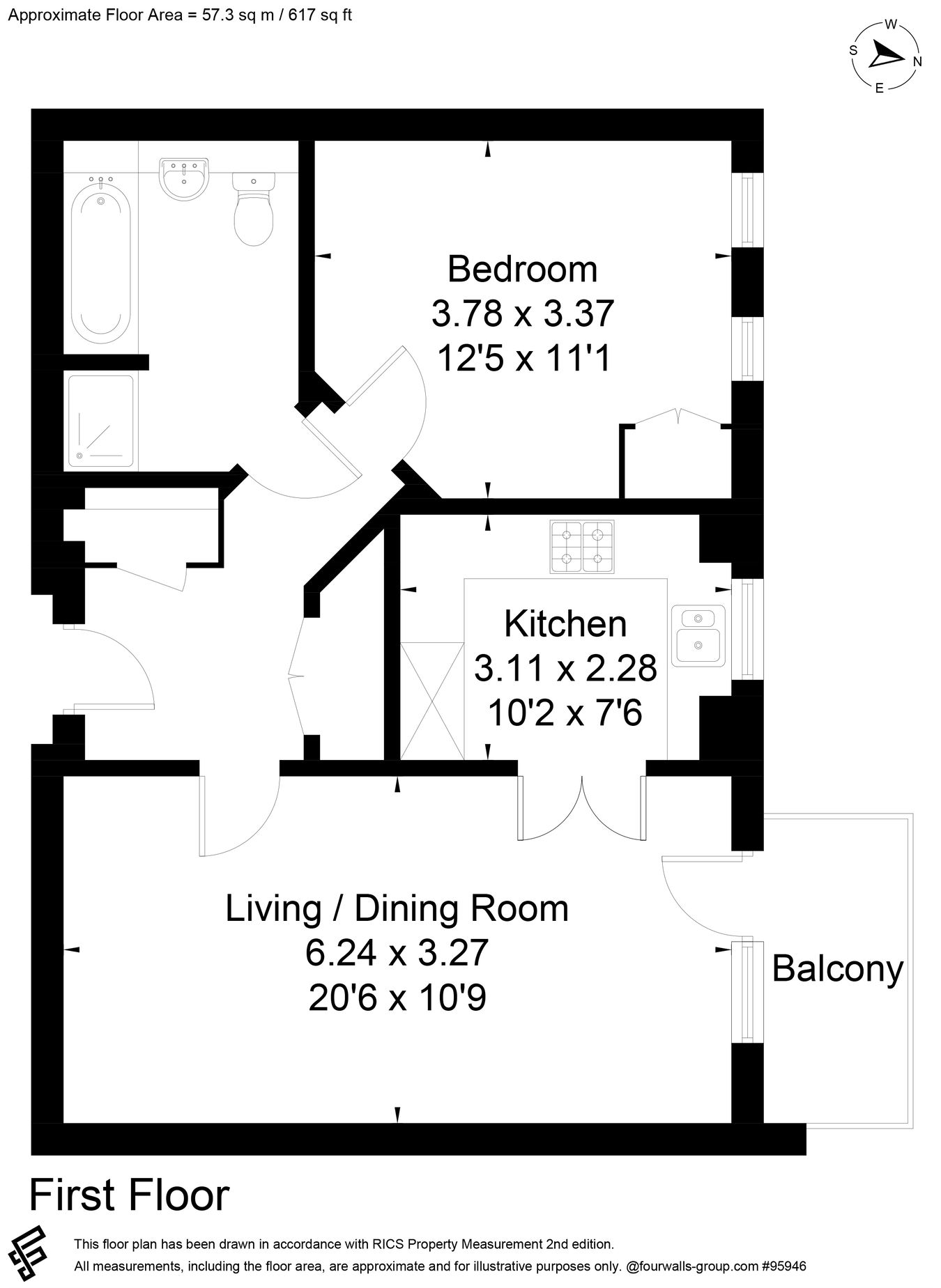 Apartment 49, Lansdown Road, Cheltenham floorplan