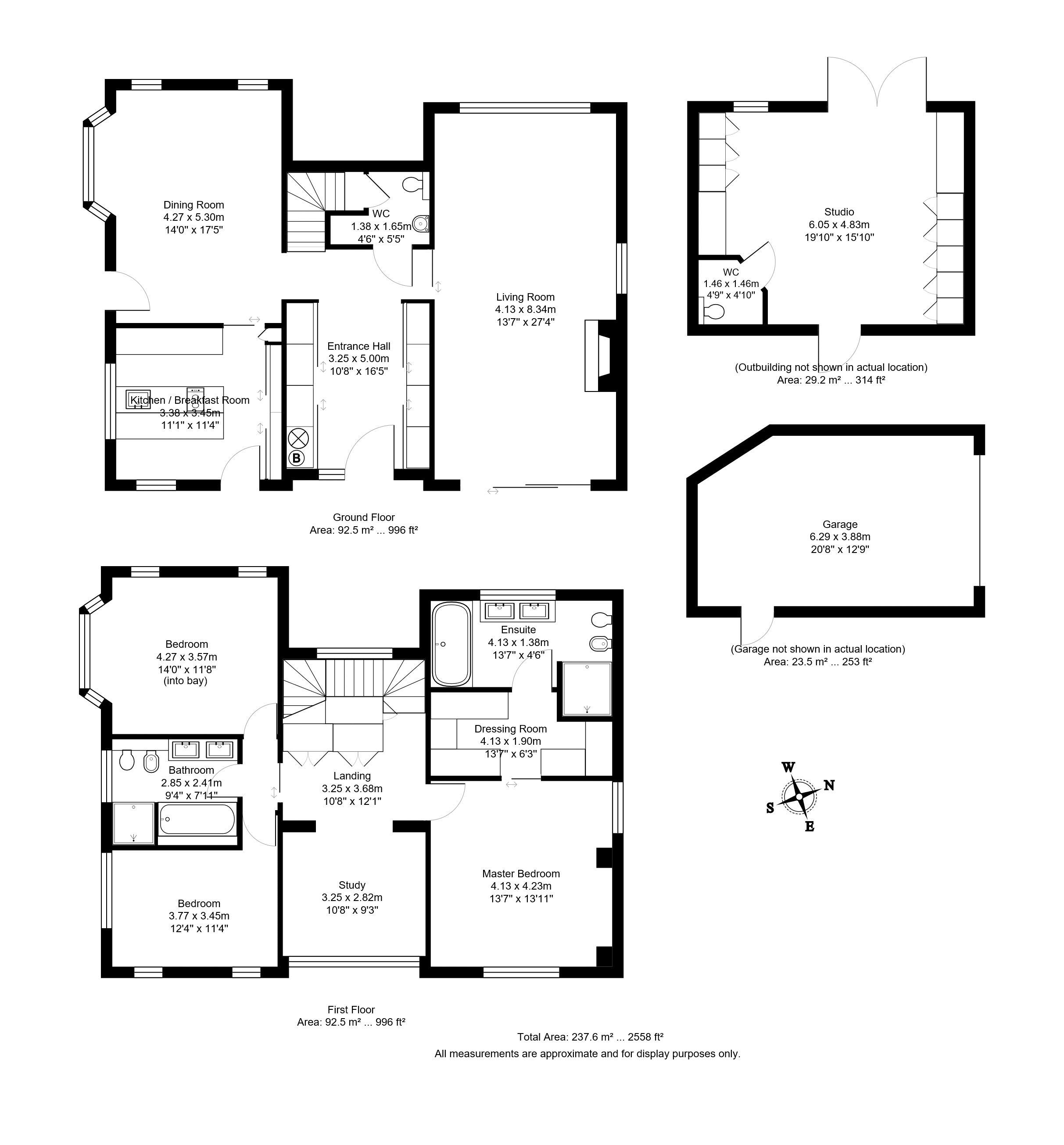 3 Bedrooms Detached house for sale in Maidstone Road, Pembury, Tunbridge Wells TN2