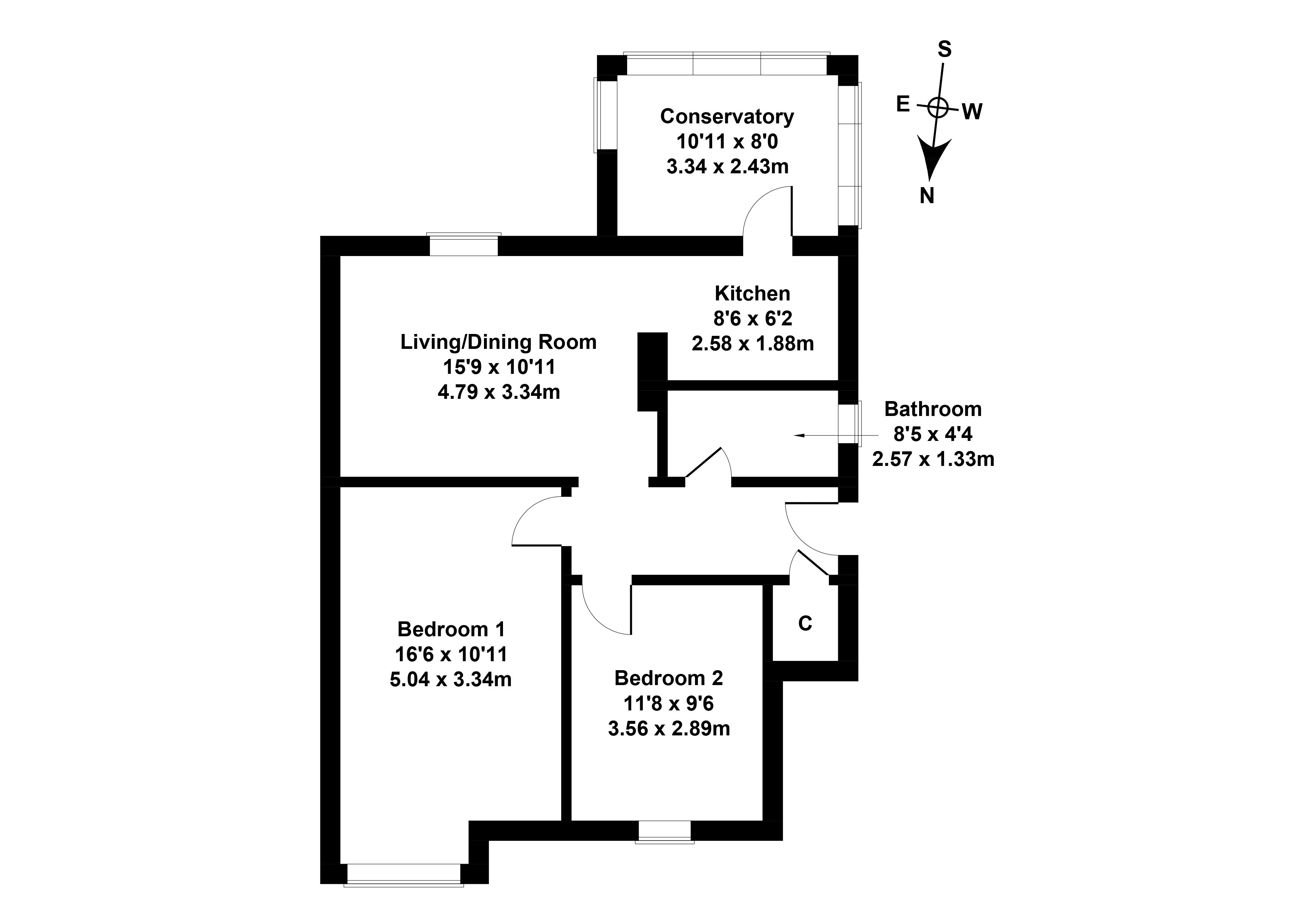 59, Crewe Crescent, Edinburgh floorplan