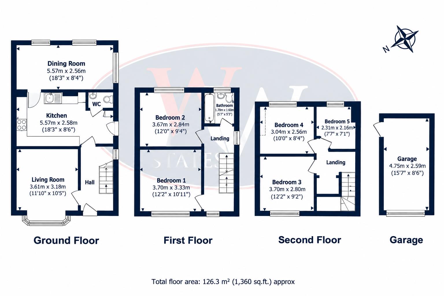 Bank View, Baildon floorplan