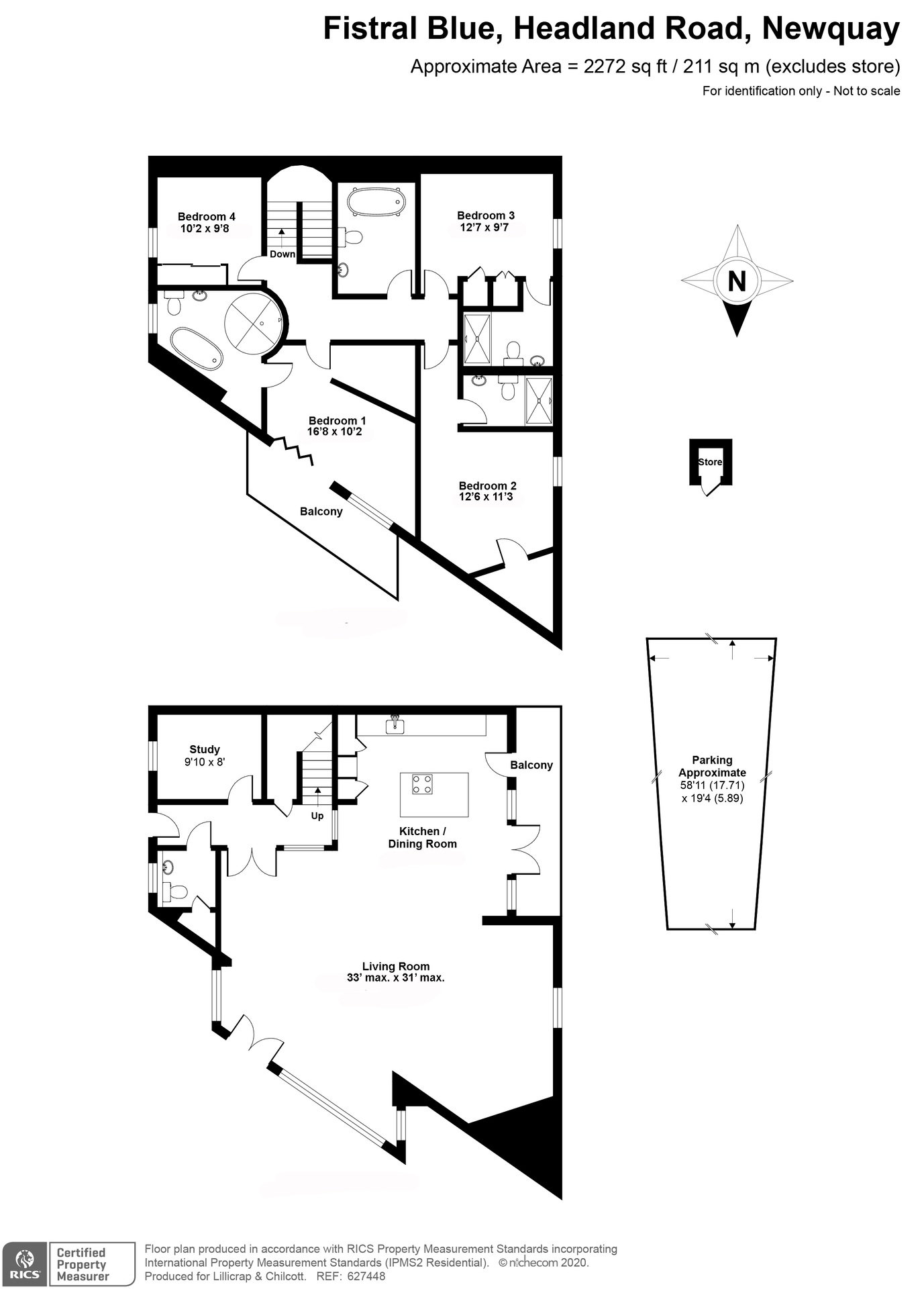 Apartment 14, Newquay floorplan