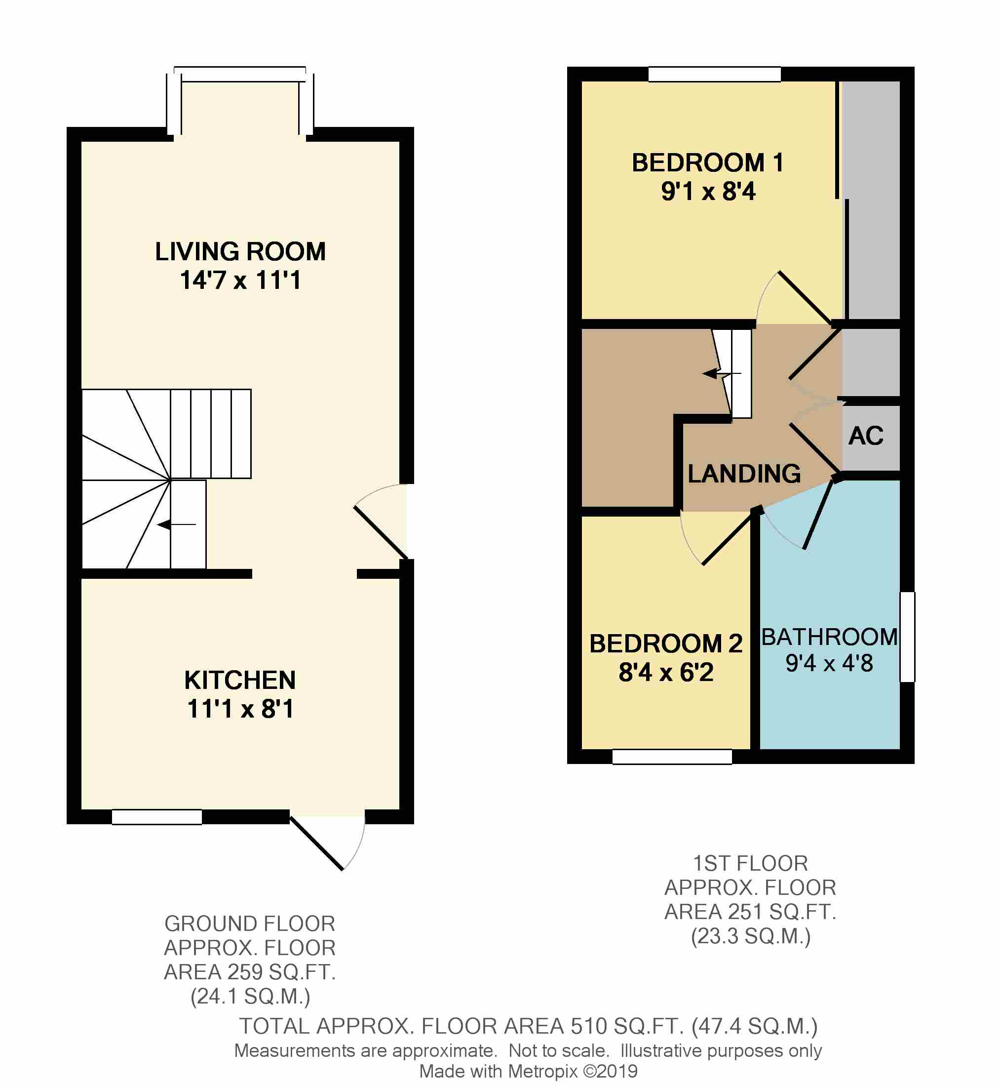 Catkin Way, Balderton, Newark NG24, 2 bedroom semidetached house to