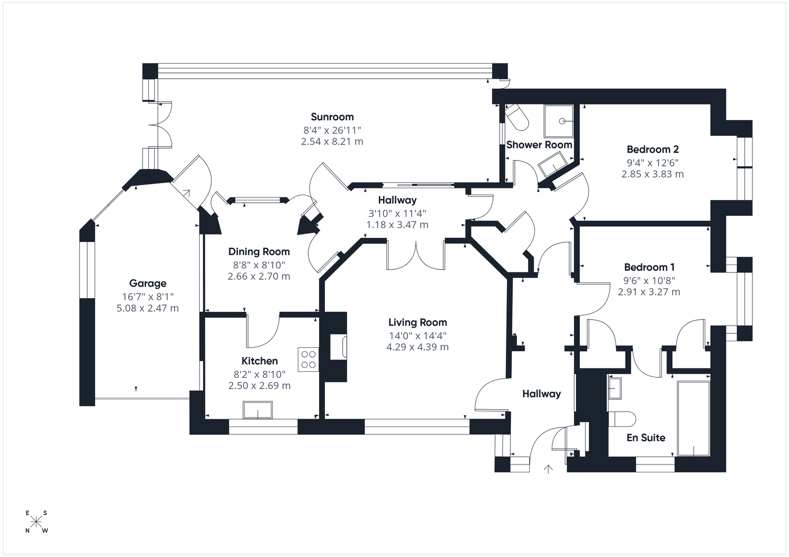 2 Holly Court, Newtown, Sidmouth floorplan
