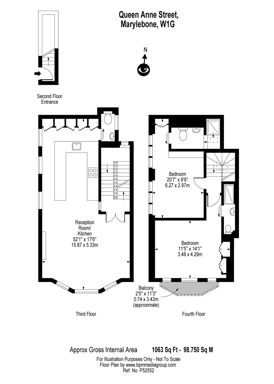 2 Bedrooms  to rent in Queen Anne Street, Marylebone W1G