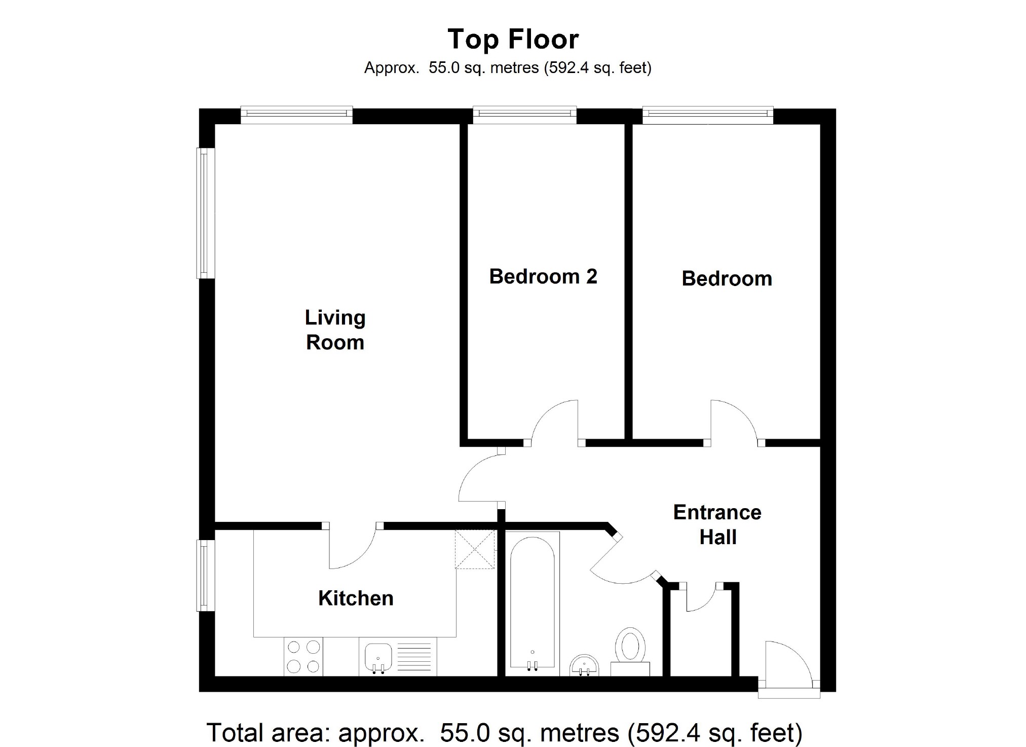 2 Bedrooms Flat to rent in Dalgin Place, Campbell Park, Milton Keynes MK9