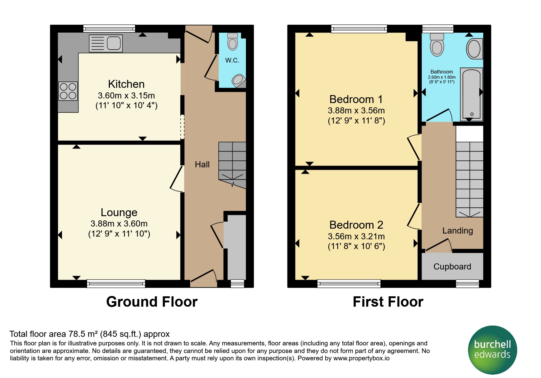 7, Hartshay Close, Ilkeston floorplan