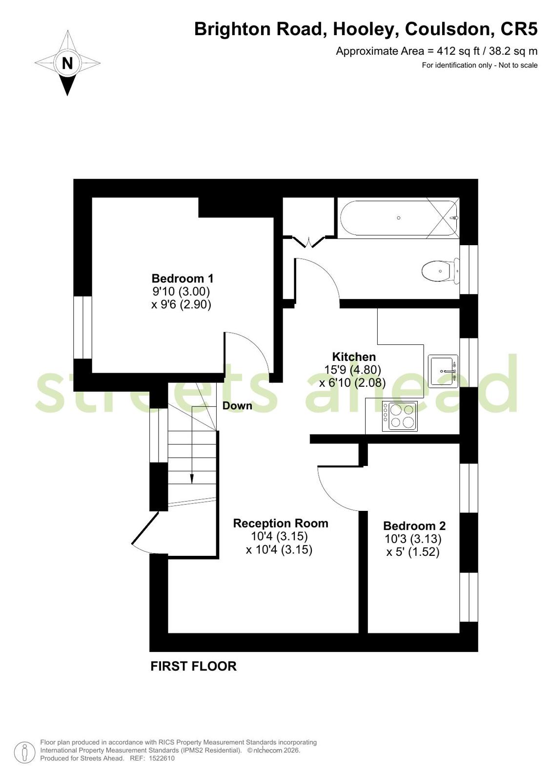80B, Brighton Road, Coulsdon floorplan