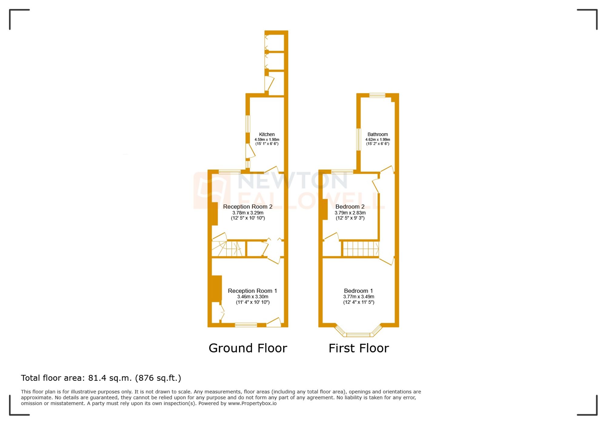 13 Wilmington Road, Leicester floorplan