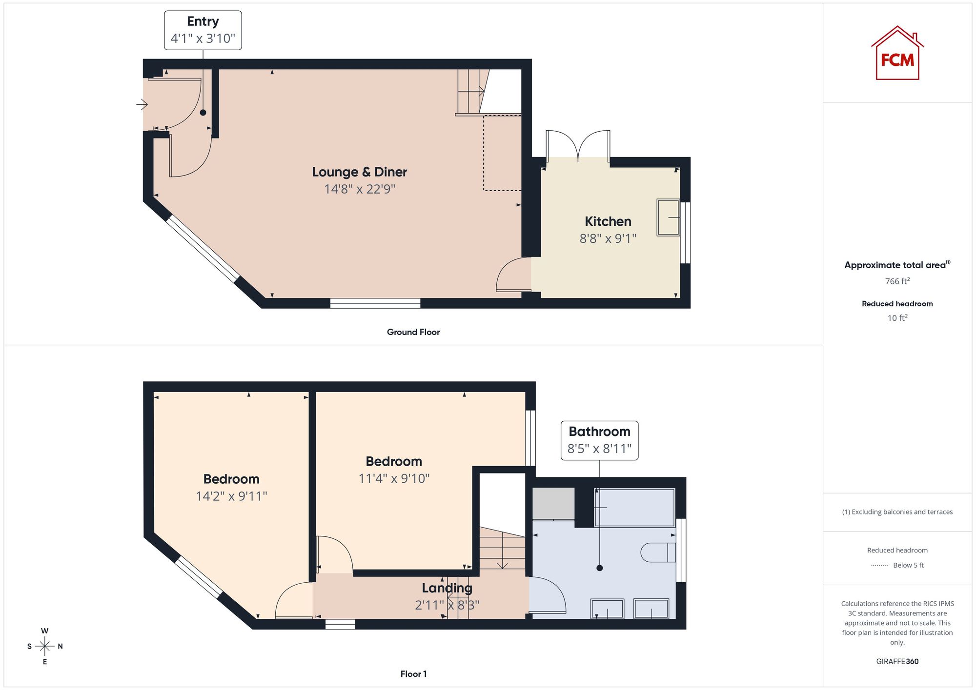 1 Chapel Street, Workington floorplan
