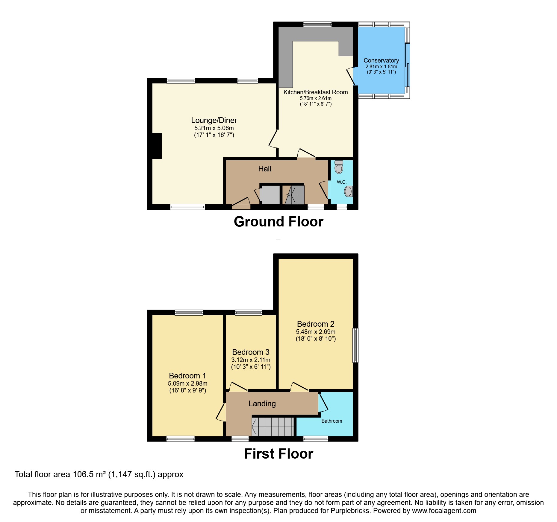 13, Riversmead, Chester floorplan