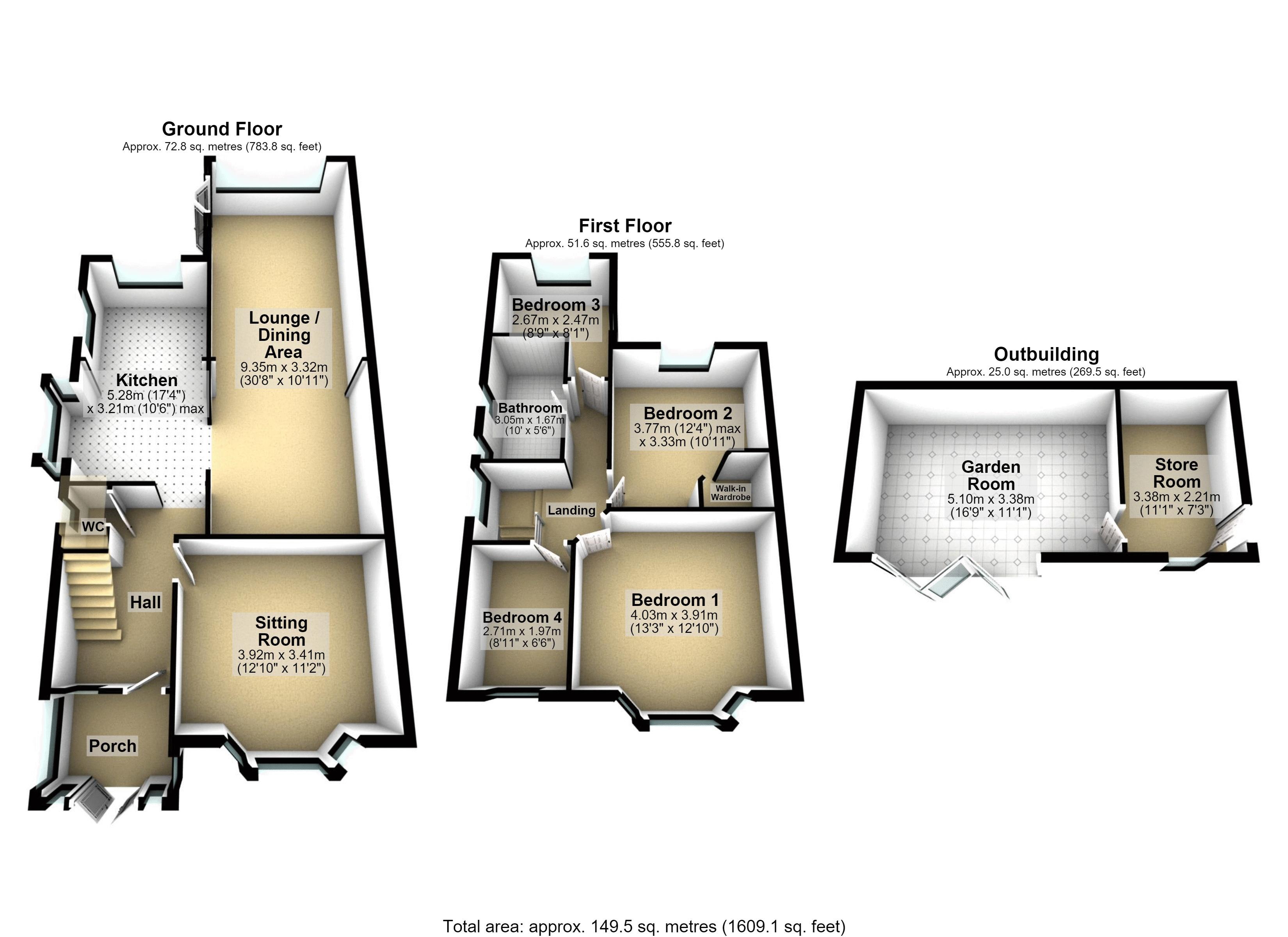 484, Bury Road, Rochdale floorplan