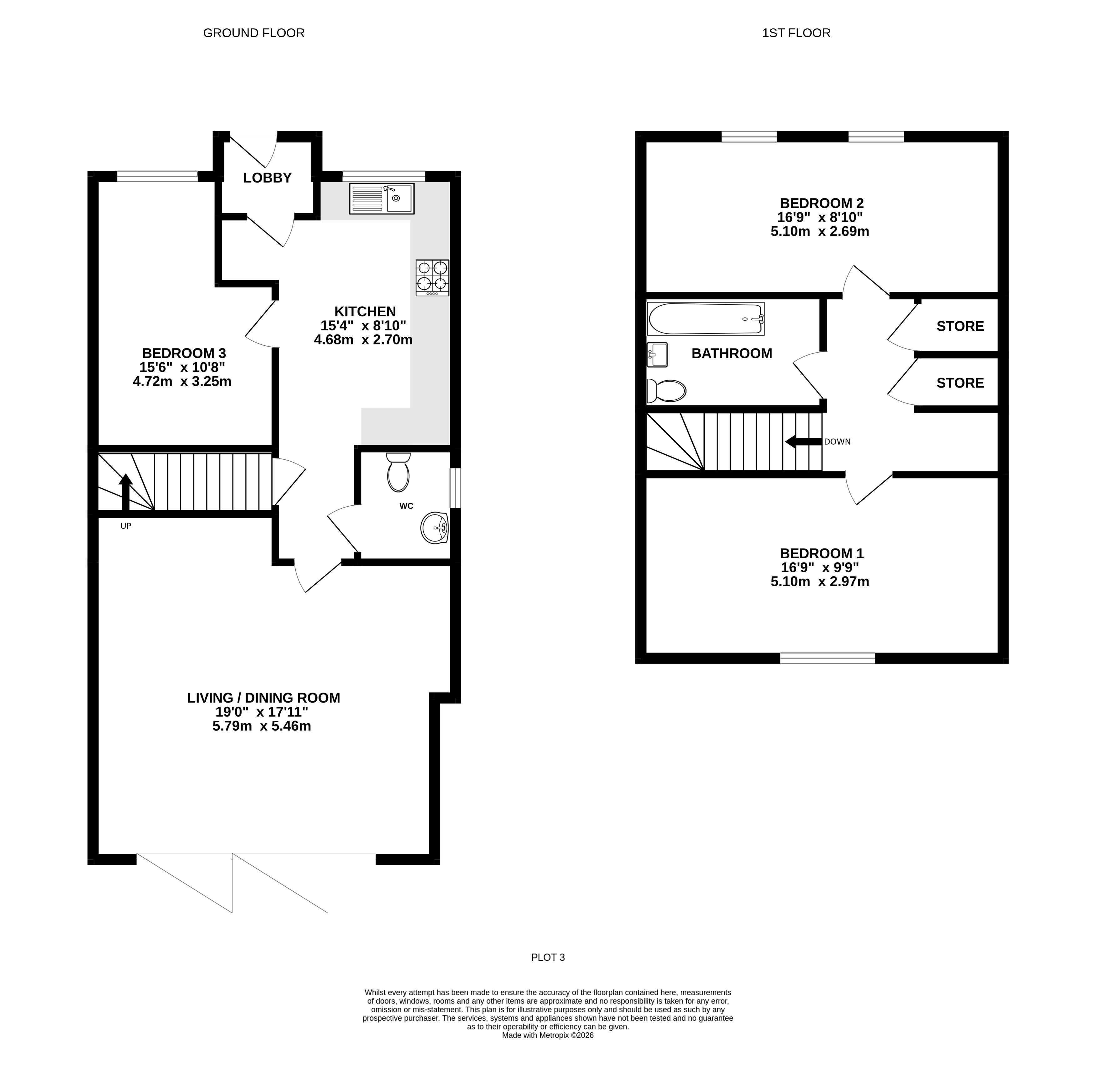 48, Church Mead, Dunstable floorplan