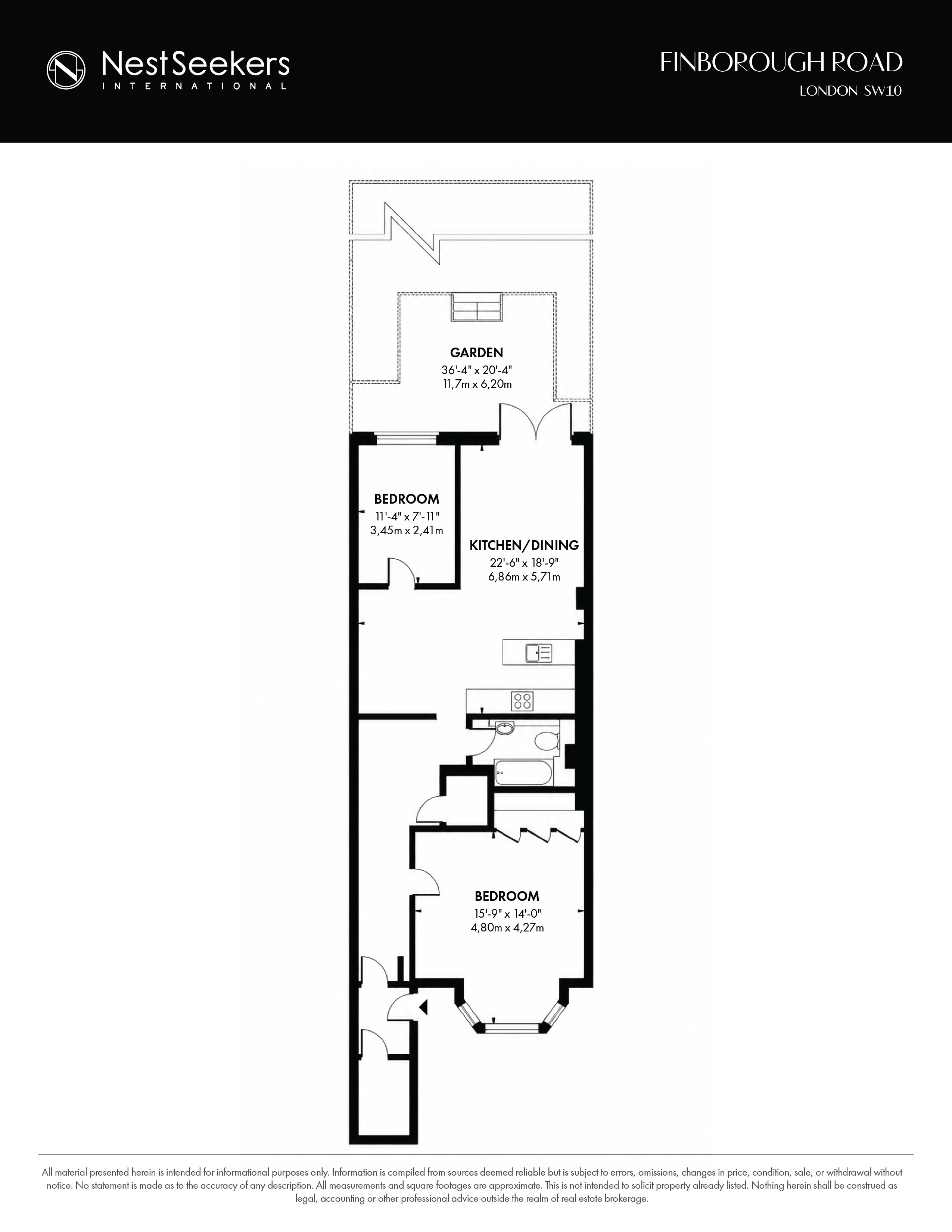 Finborough Road, London floorplan