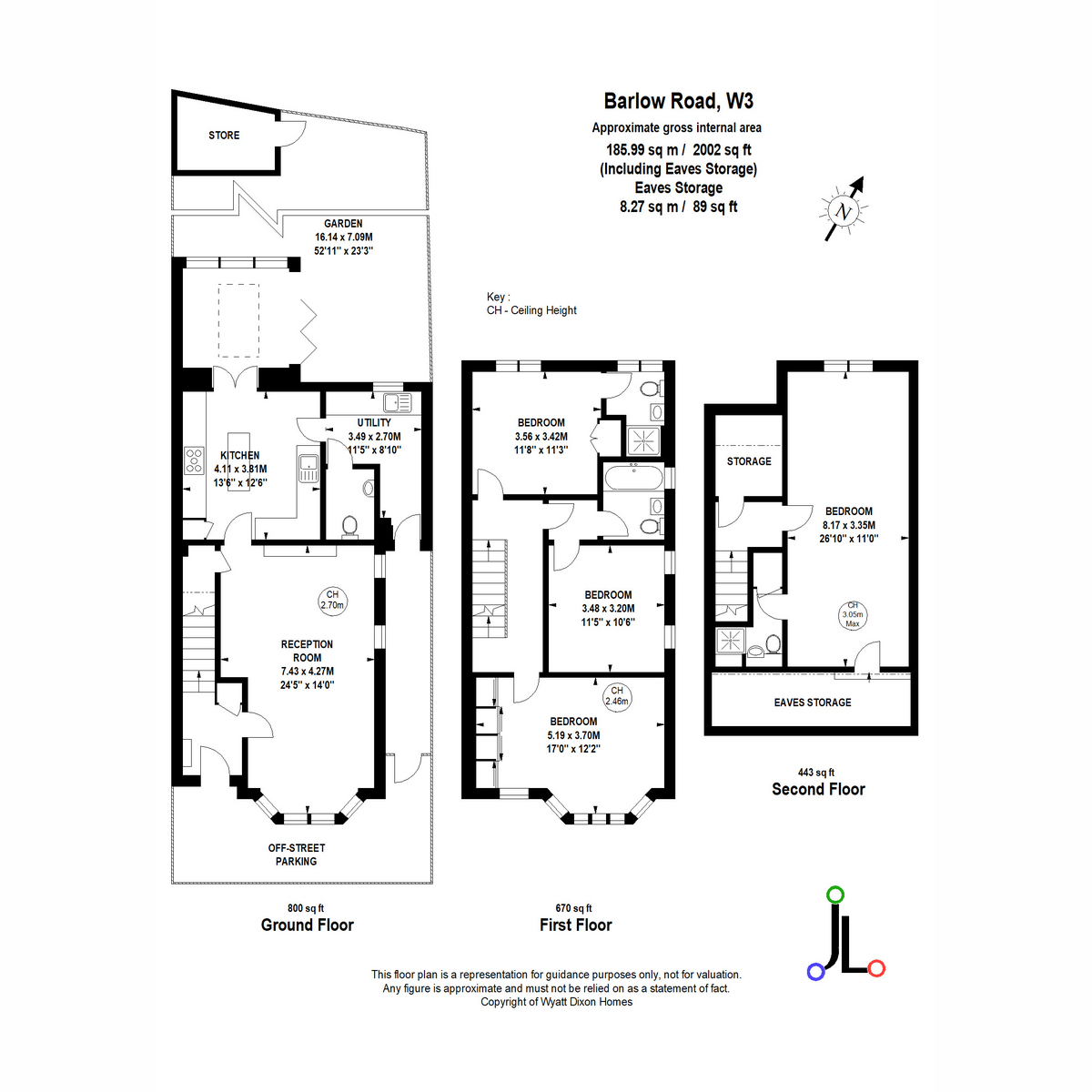 12, Barlow Road, London floorplan