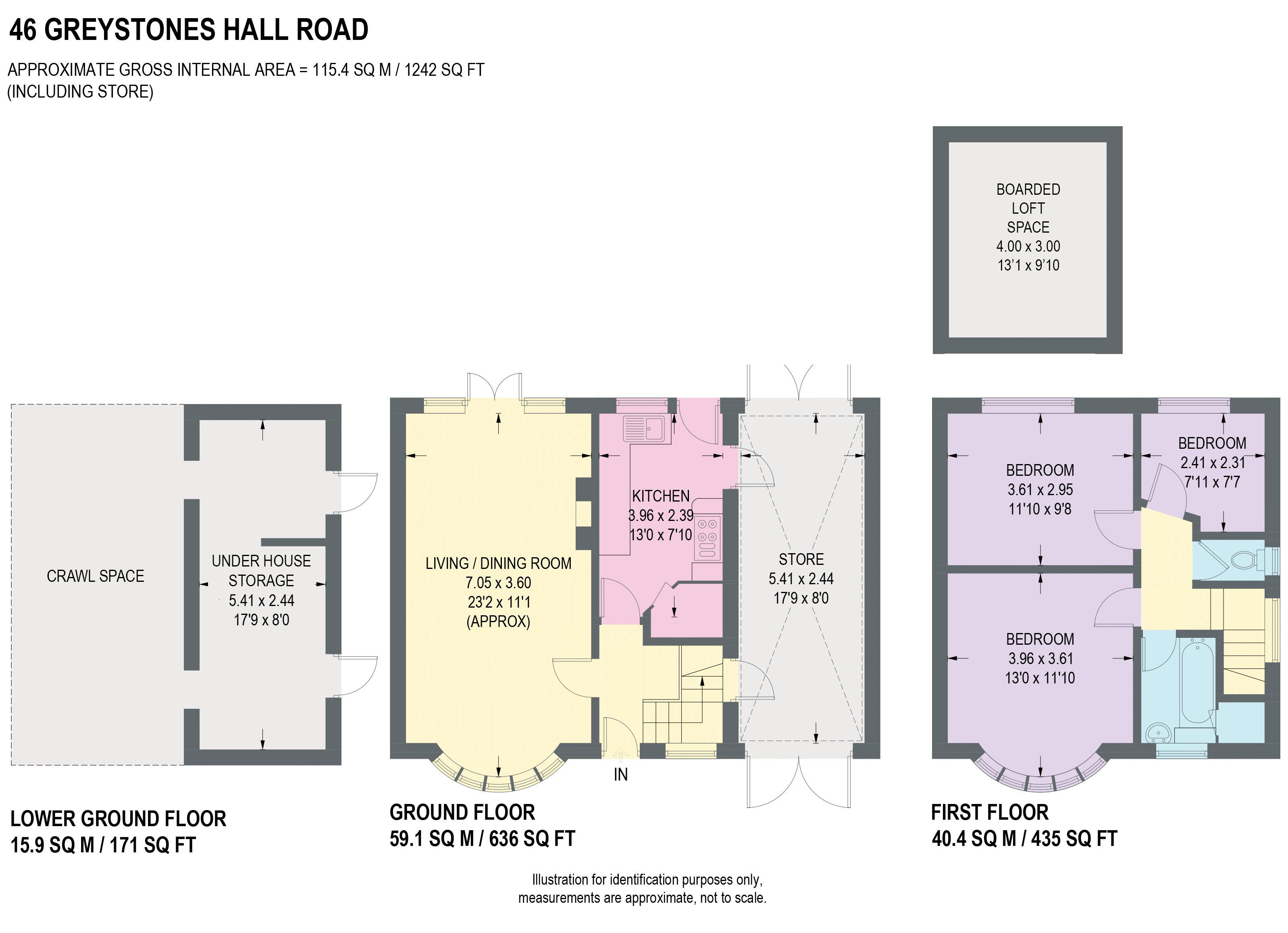46, Greystones Hall Road, Sheffield floorplan