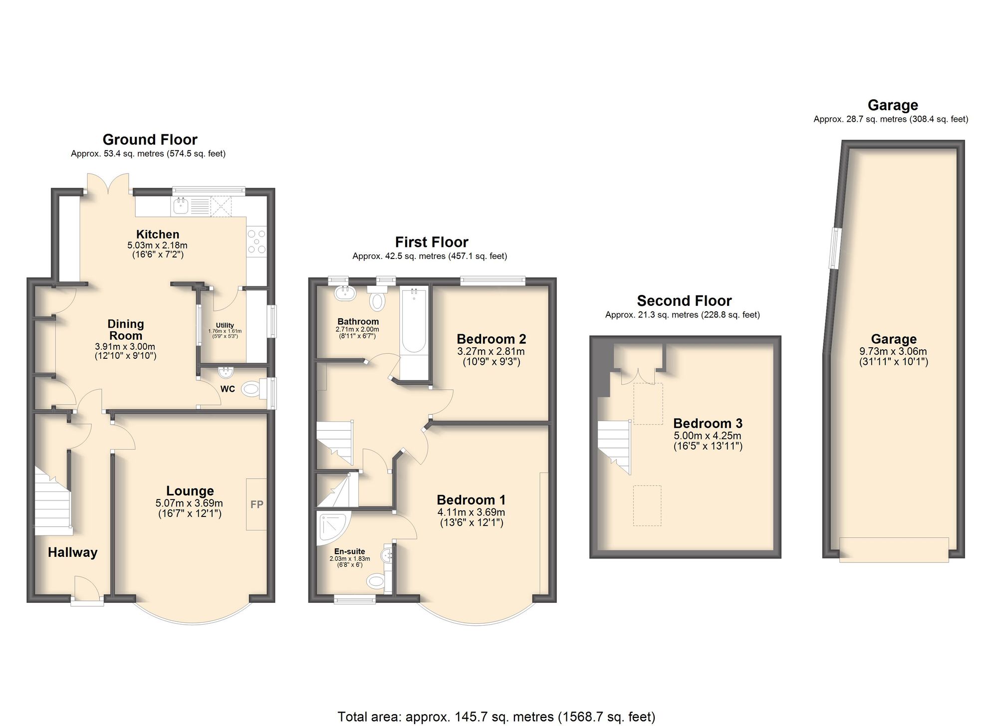 402 Ecclesall Road South, Sheffield floorplan