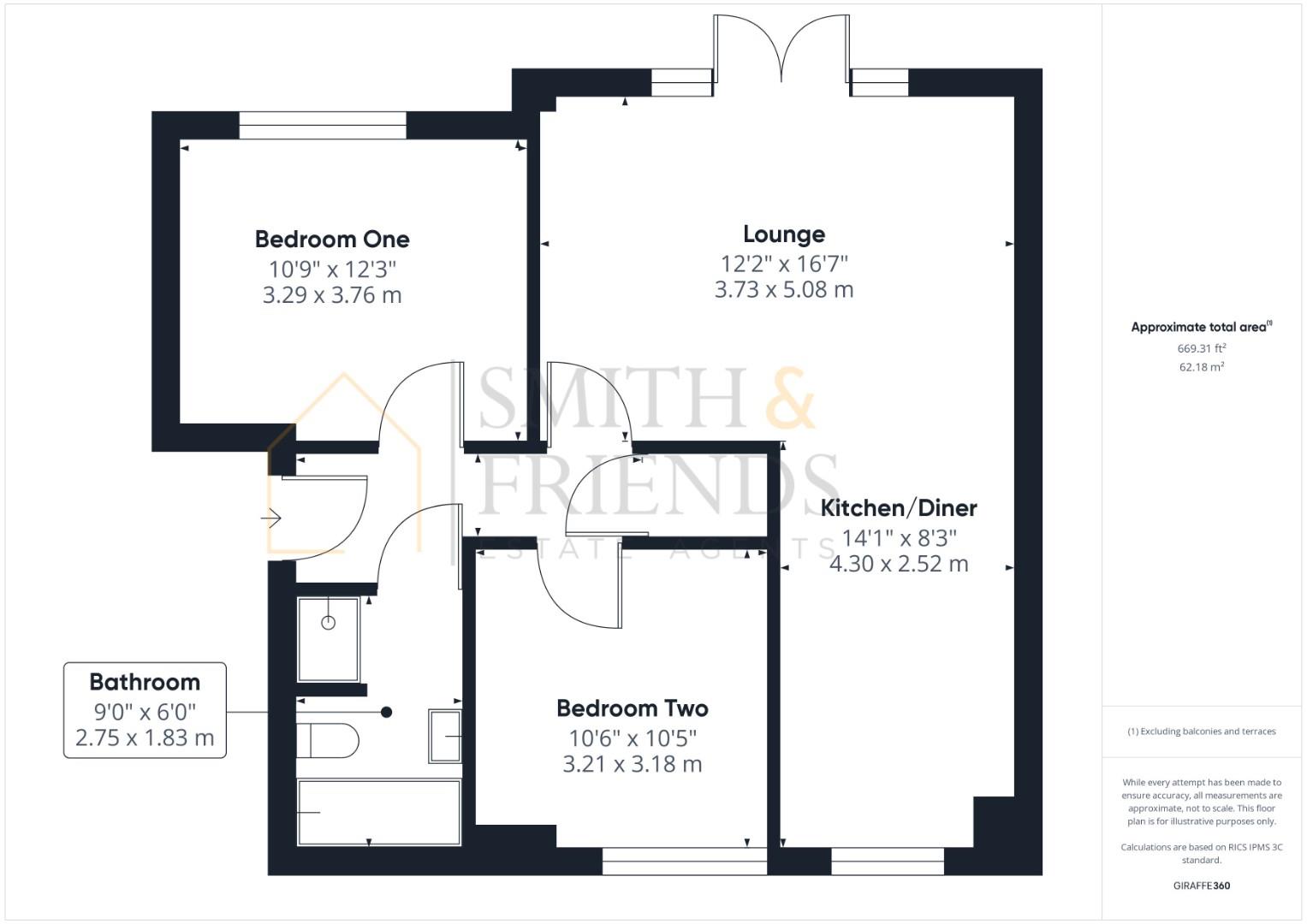 2, Mansion House, Hartlepool floorplan