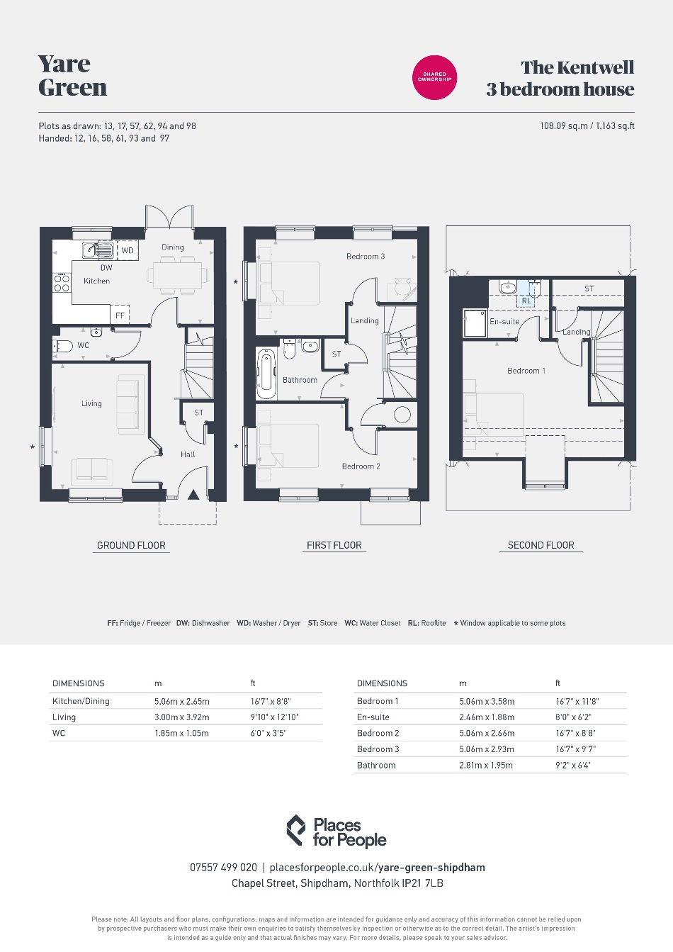 Plot 16, The Kentwell, Thetford floorplan