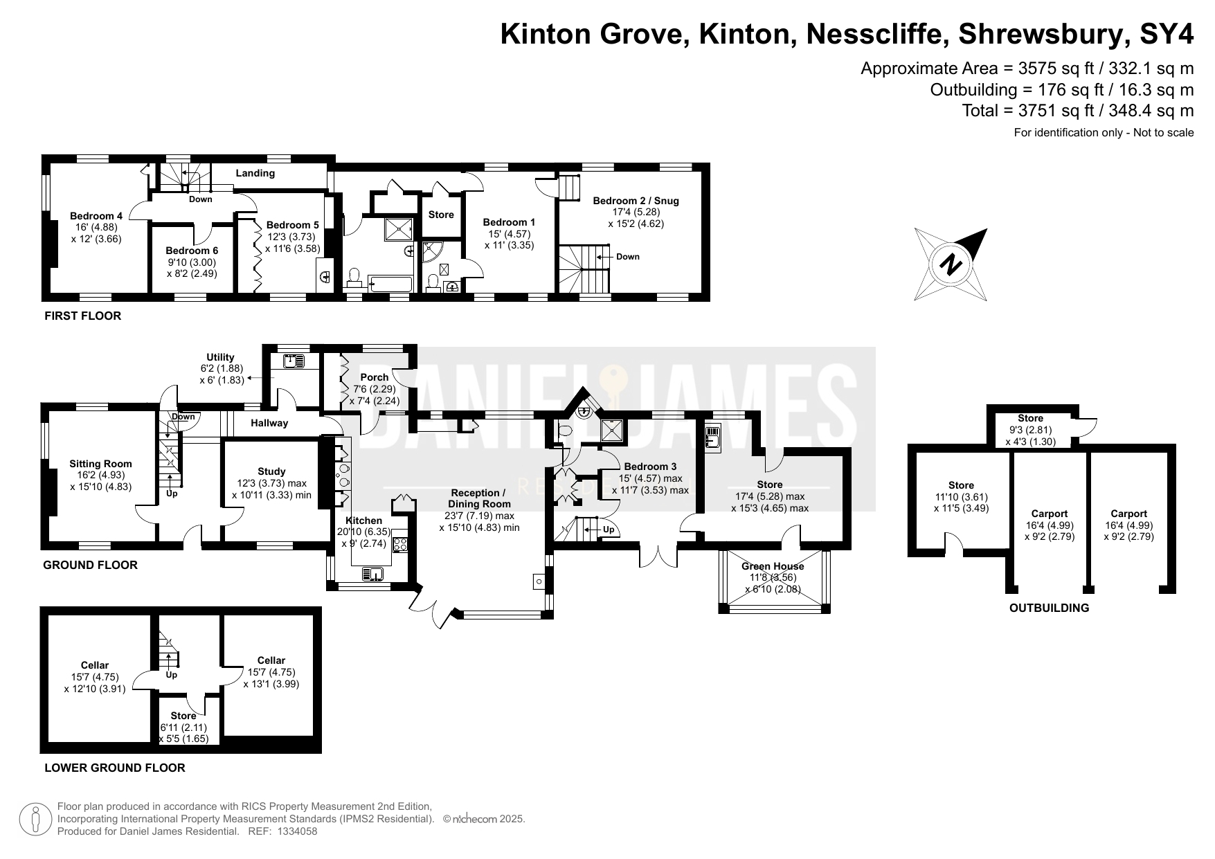 Kinton Grove, Shrewsbury floorplan