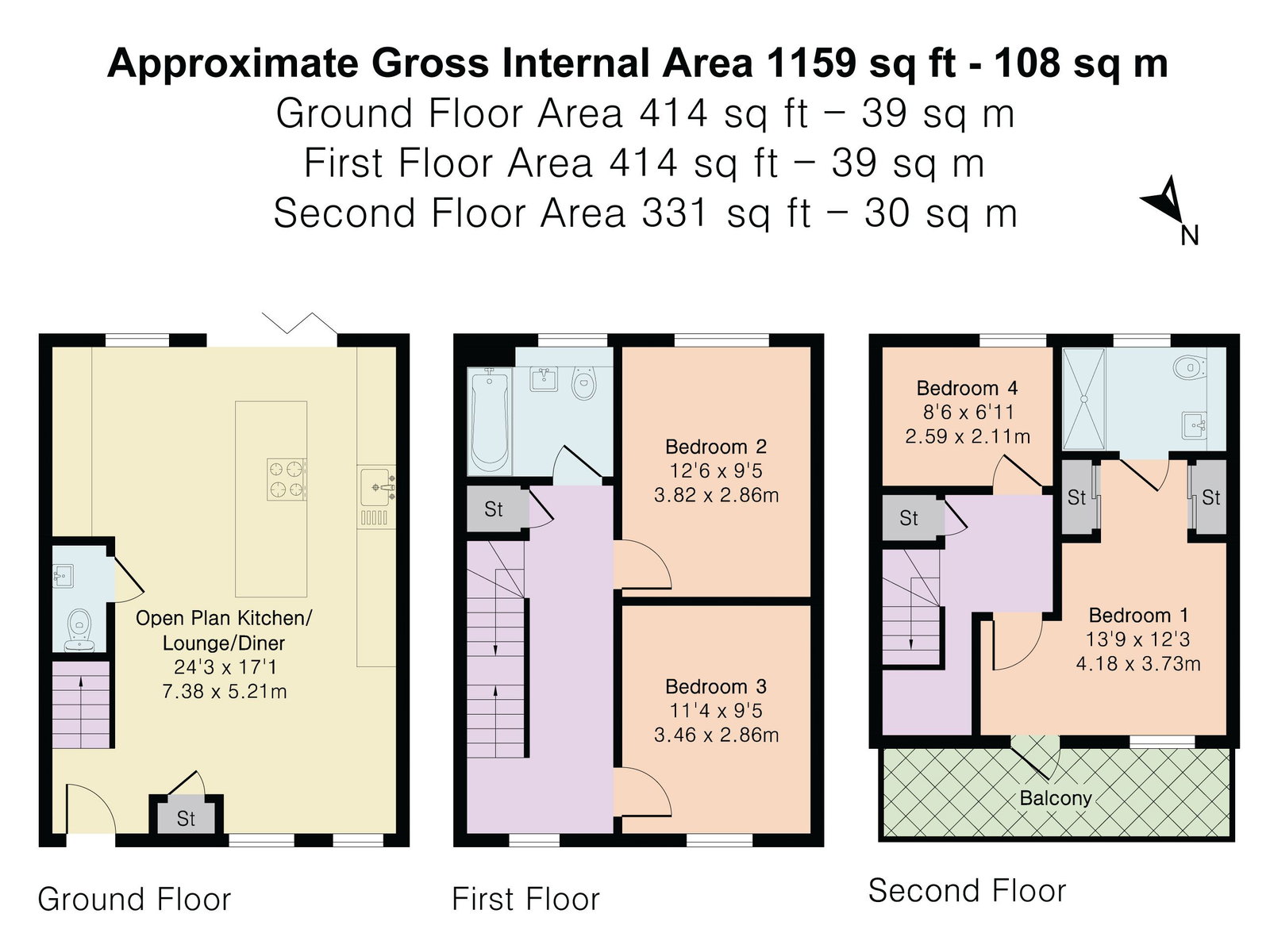 17, Fairview Road, Cheltenham floorplan