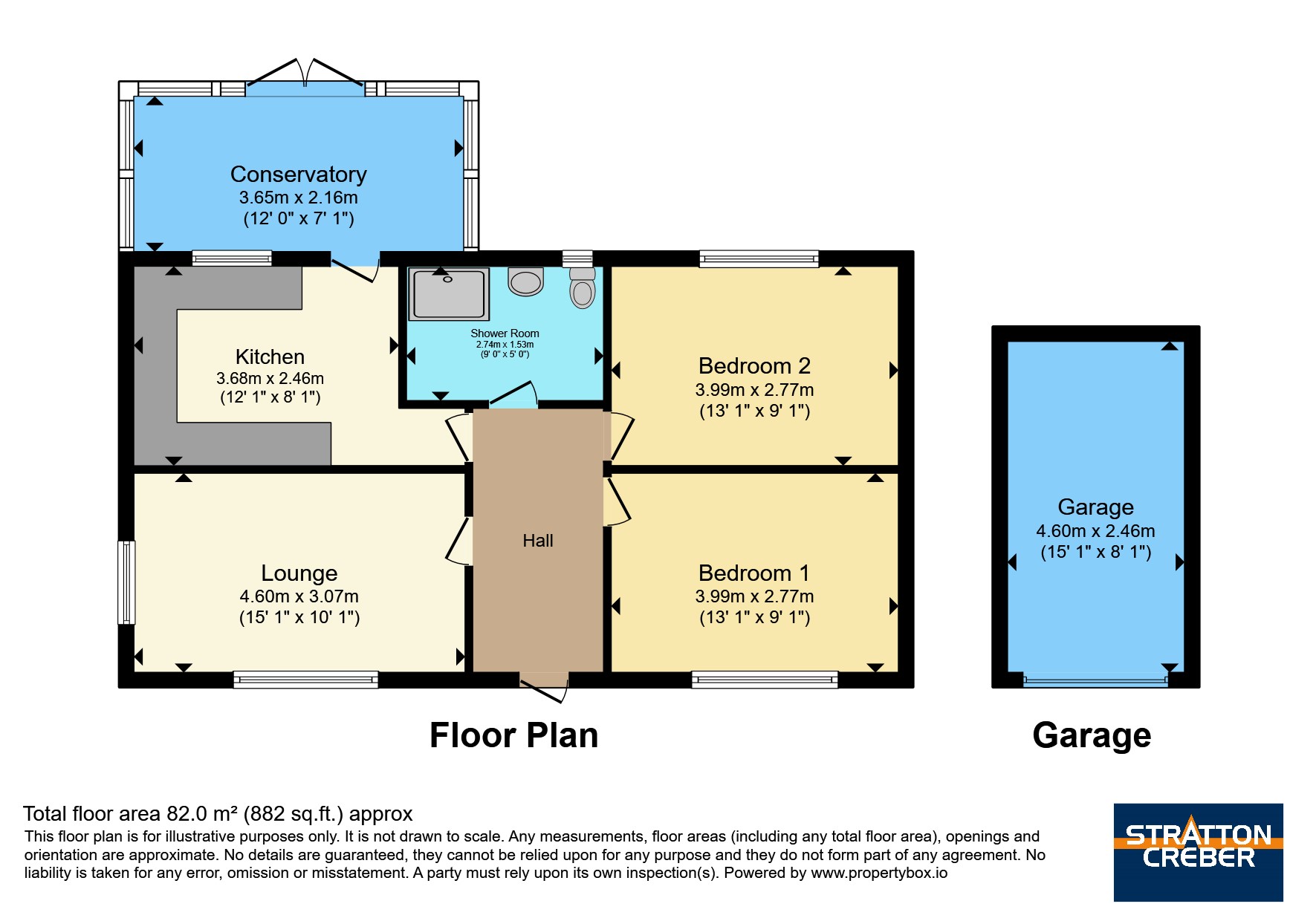 Strathyre,, Shute Lane, Liskeard floorplan