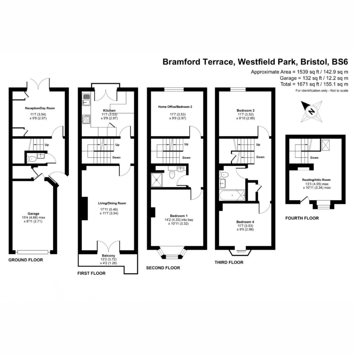 2 Bramford Terrace, Westfield Park, Redland, Bristol floorplan