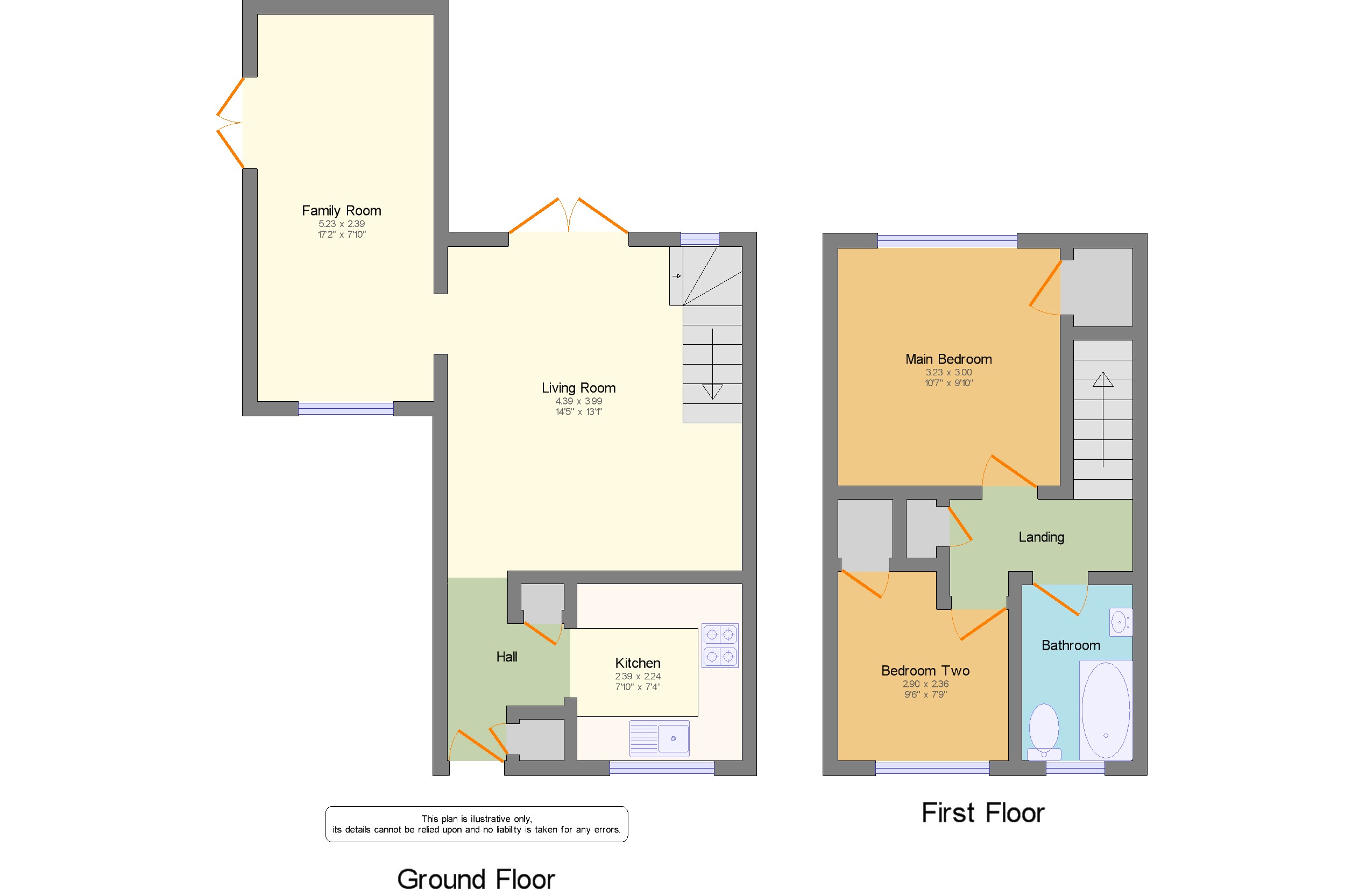 Hereford Way, Banbury, Oxfordshire OX16, 2 bedroom end terrace house