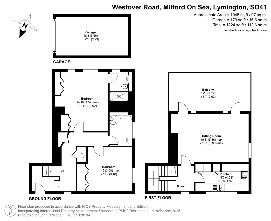 3 The White House,, Westover Road, Lymington floorplan