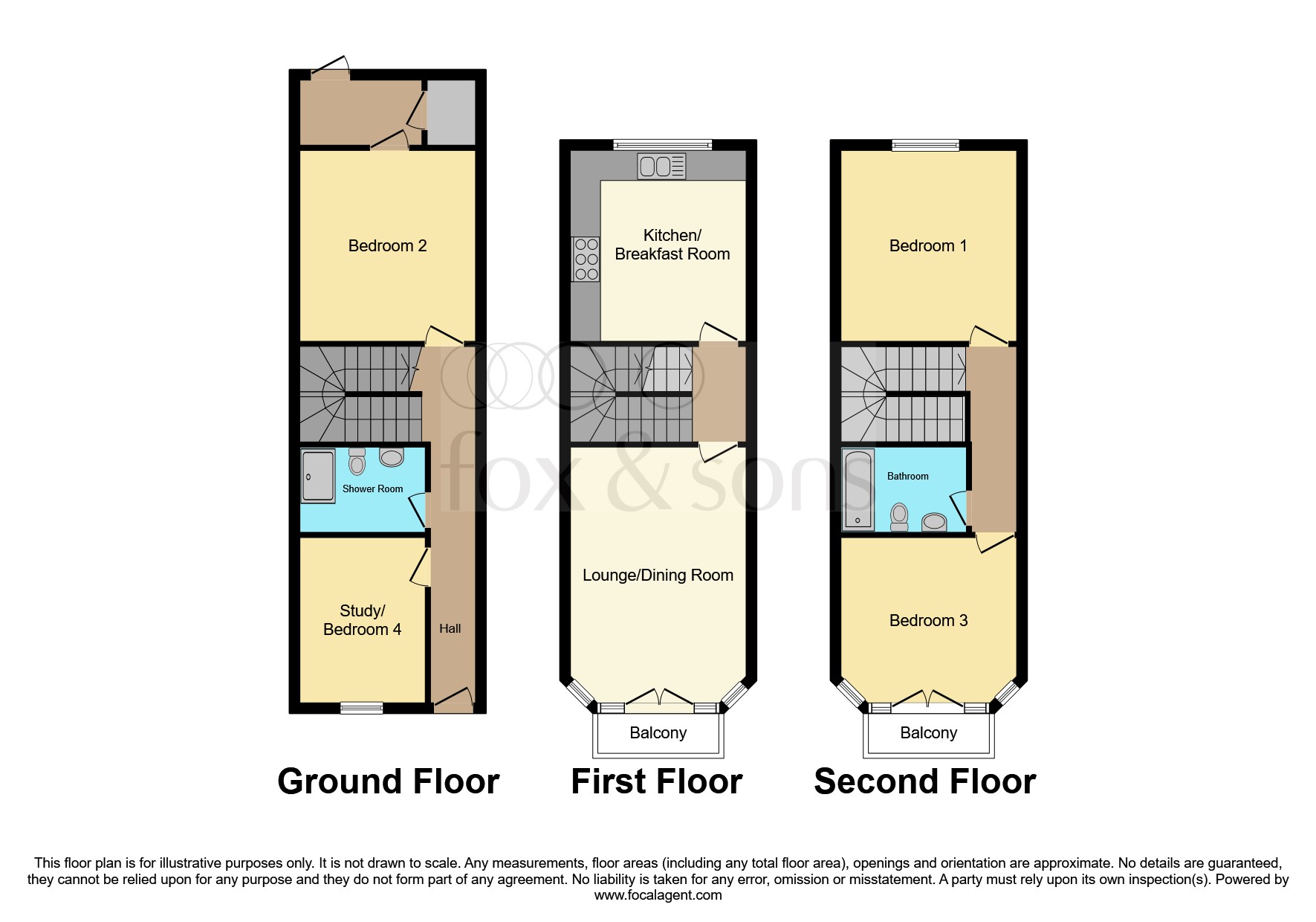 Channel Way, Ocean Village, Southampton floorplan