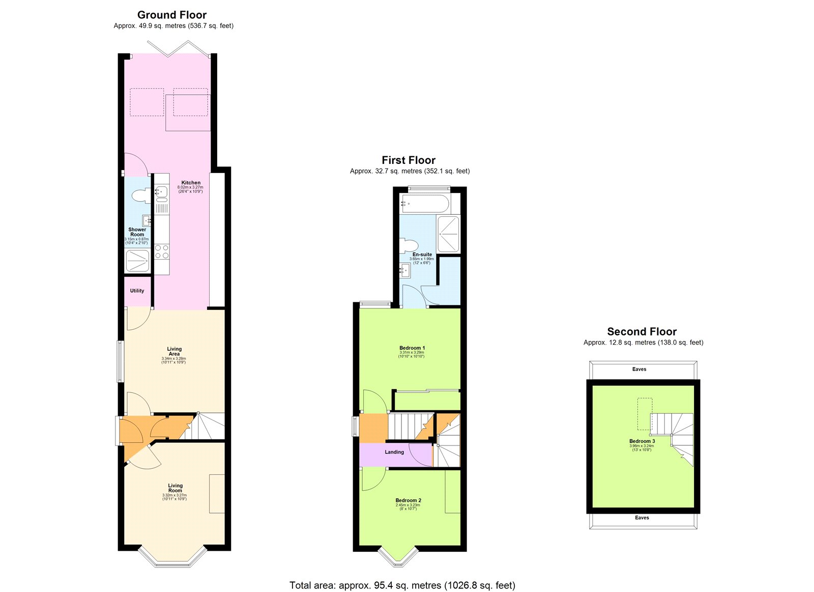 43, Alexandra Road, Hertfordshire floorplan