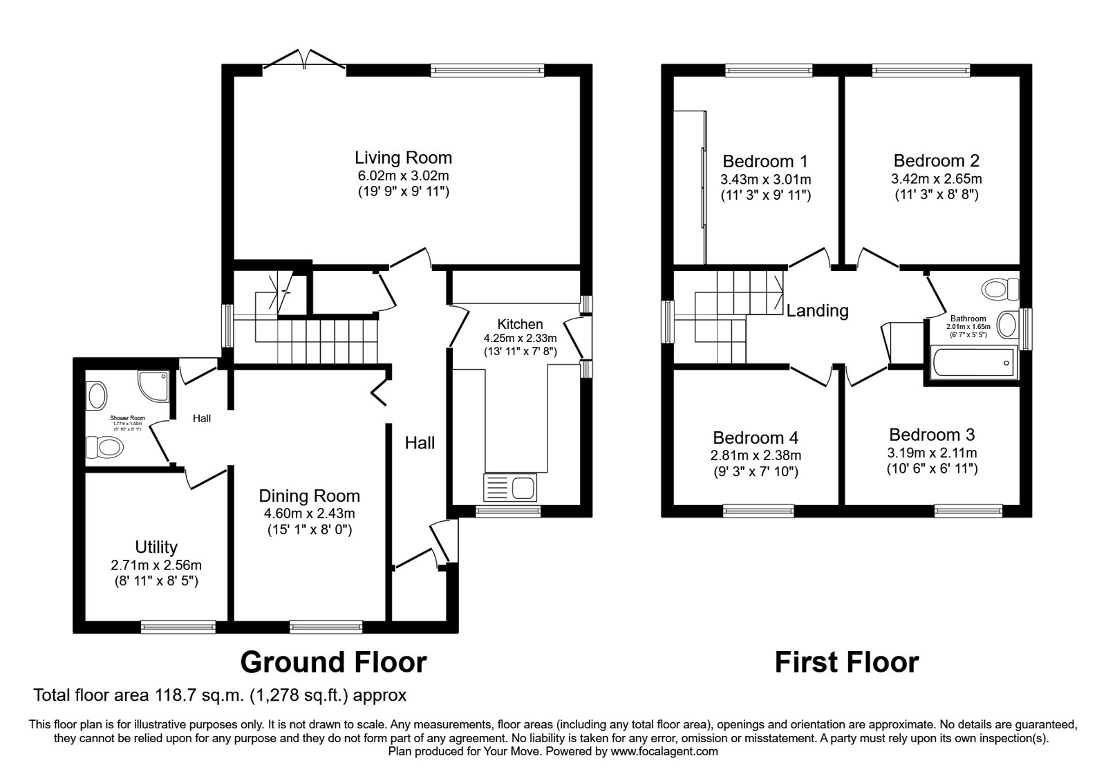 1, Victoria Park, Lancashire floorplan