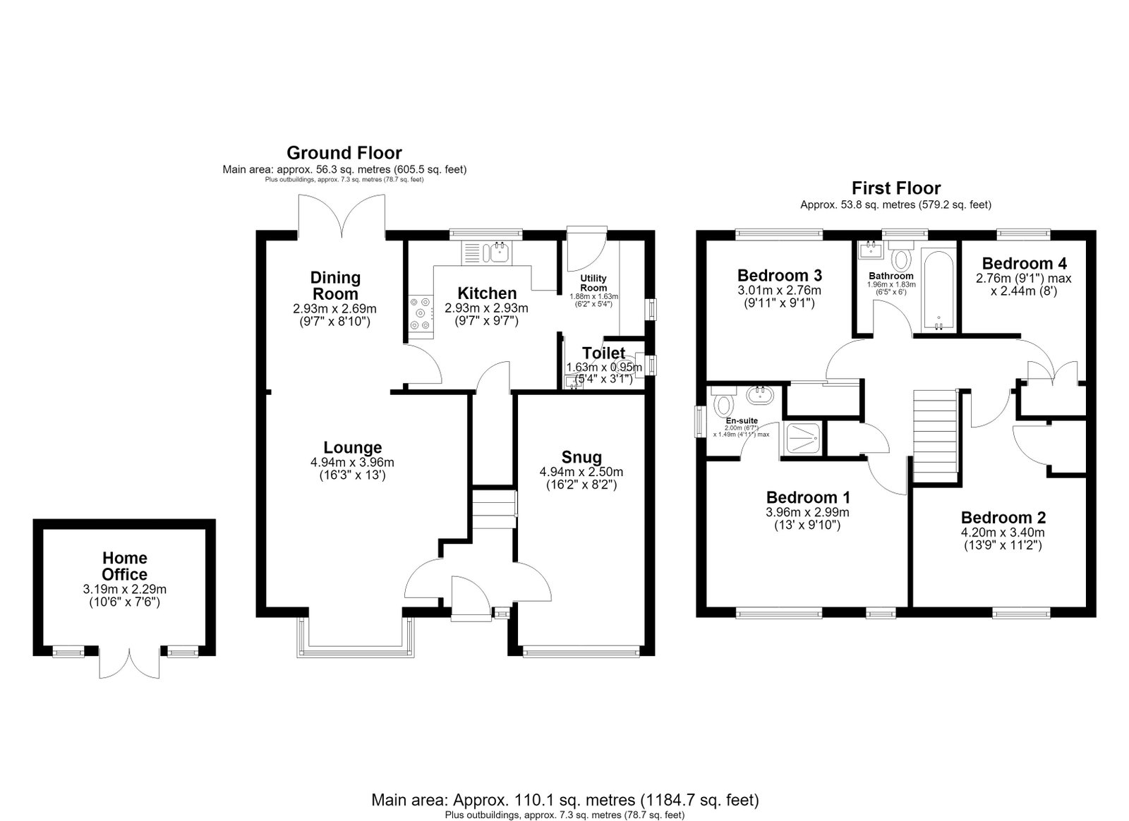 33, Wertheim Way, Huntingdon floorplan