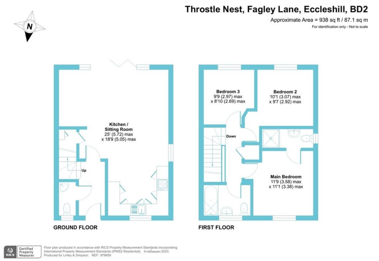 Throstle Nest, 73, Fagley Lane, Bradford floorplan