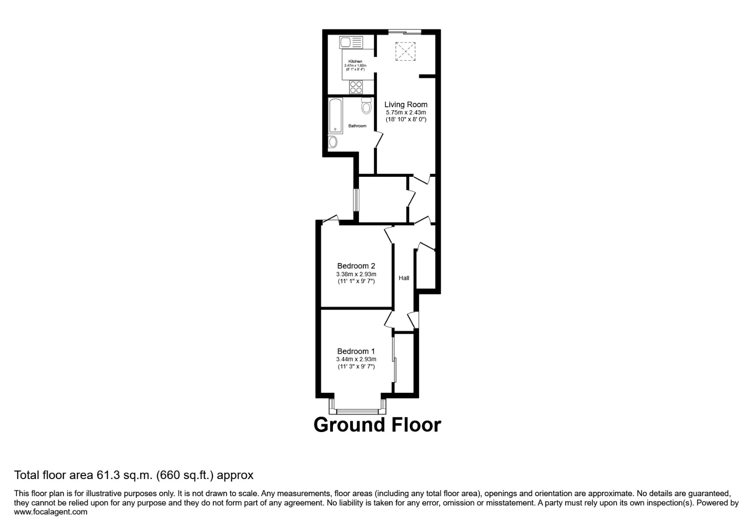 22, Aberdeen Road, Harrow floorplan