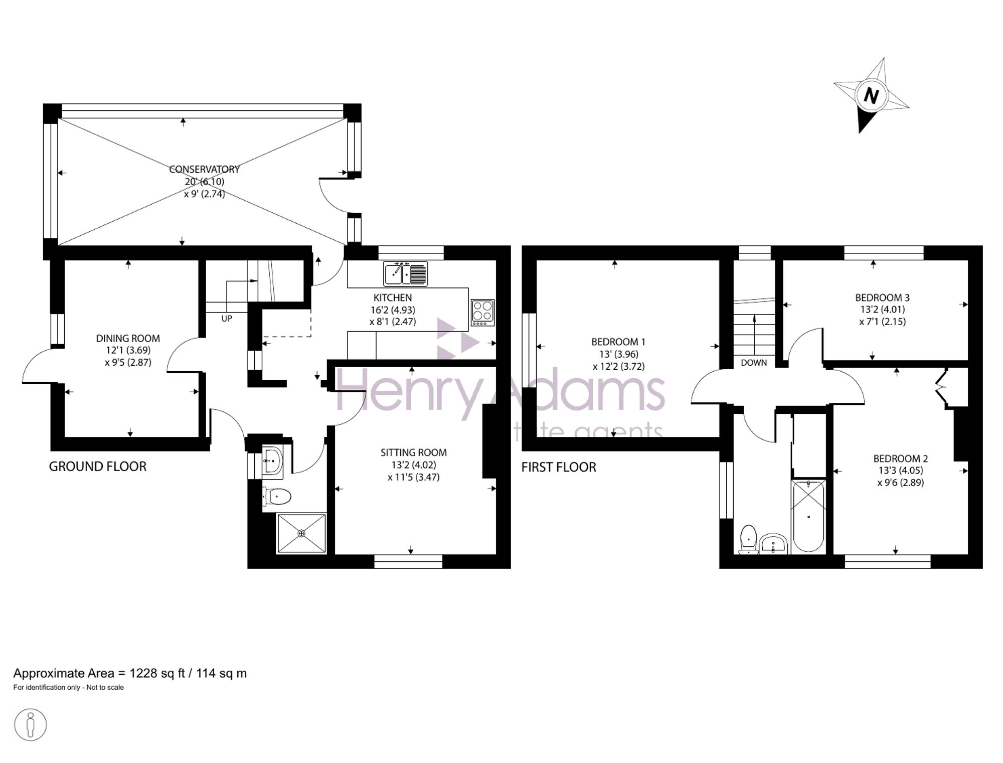 17 Chalk Lane, Chichester floorplan