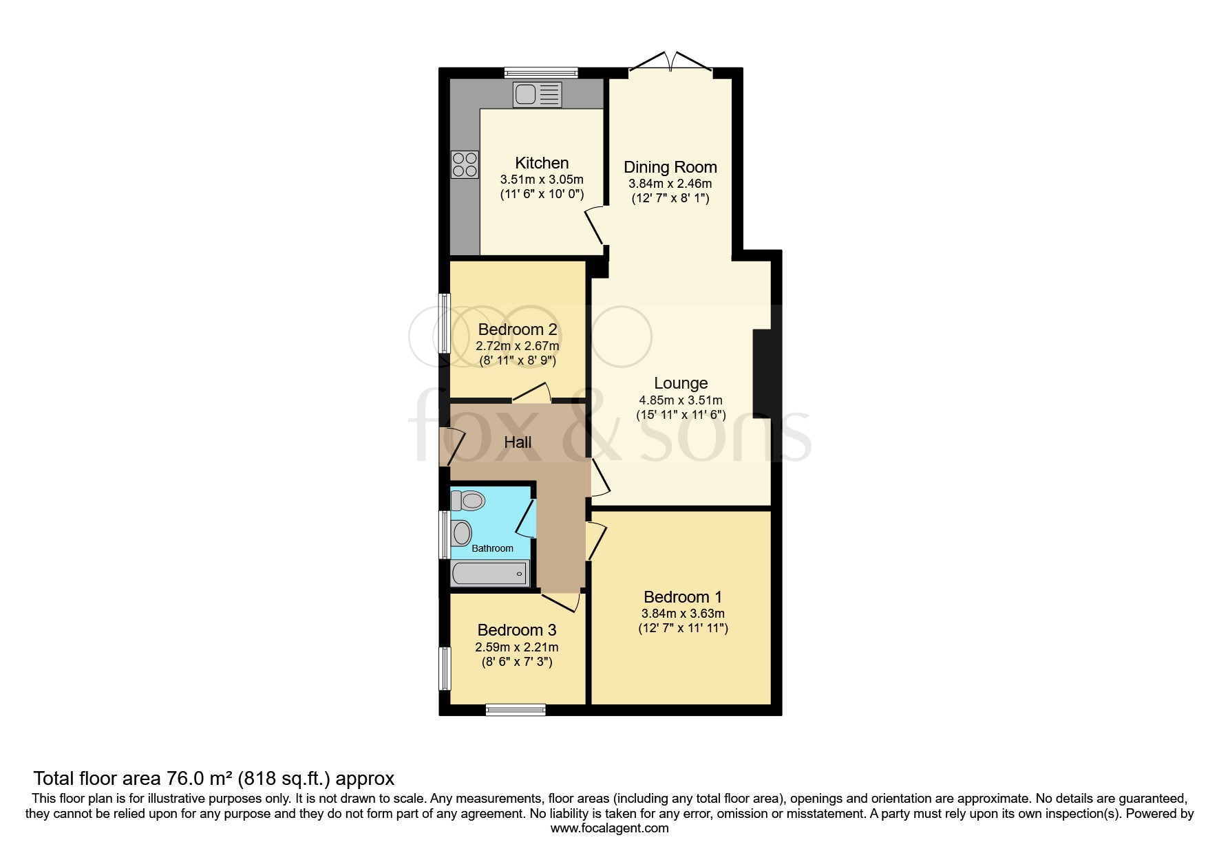 16, The Square, Pevensey floorplan