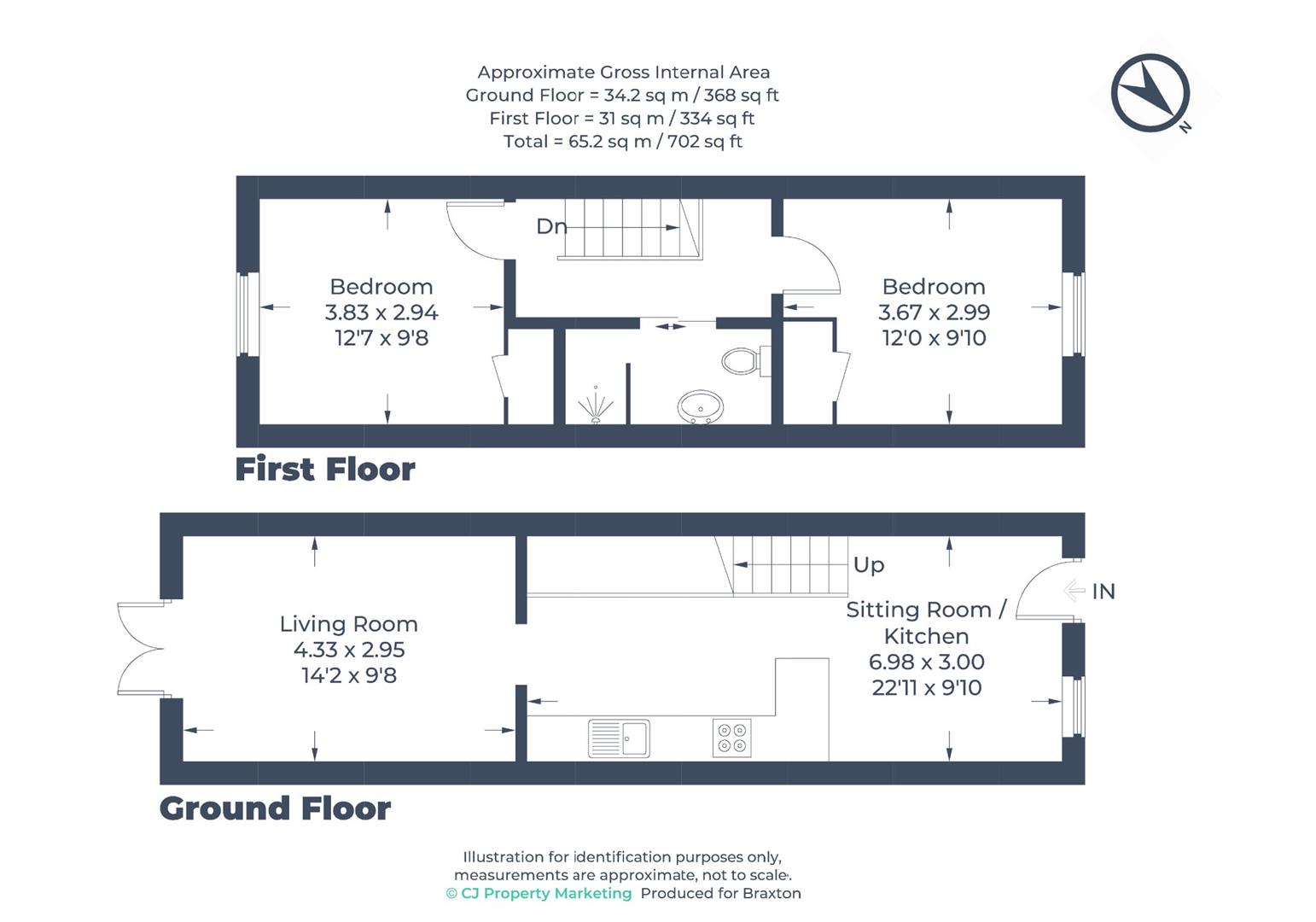 3 Waterside Cottages, Ferry Road, Maidenhead floorplan