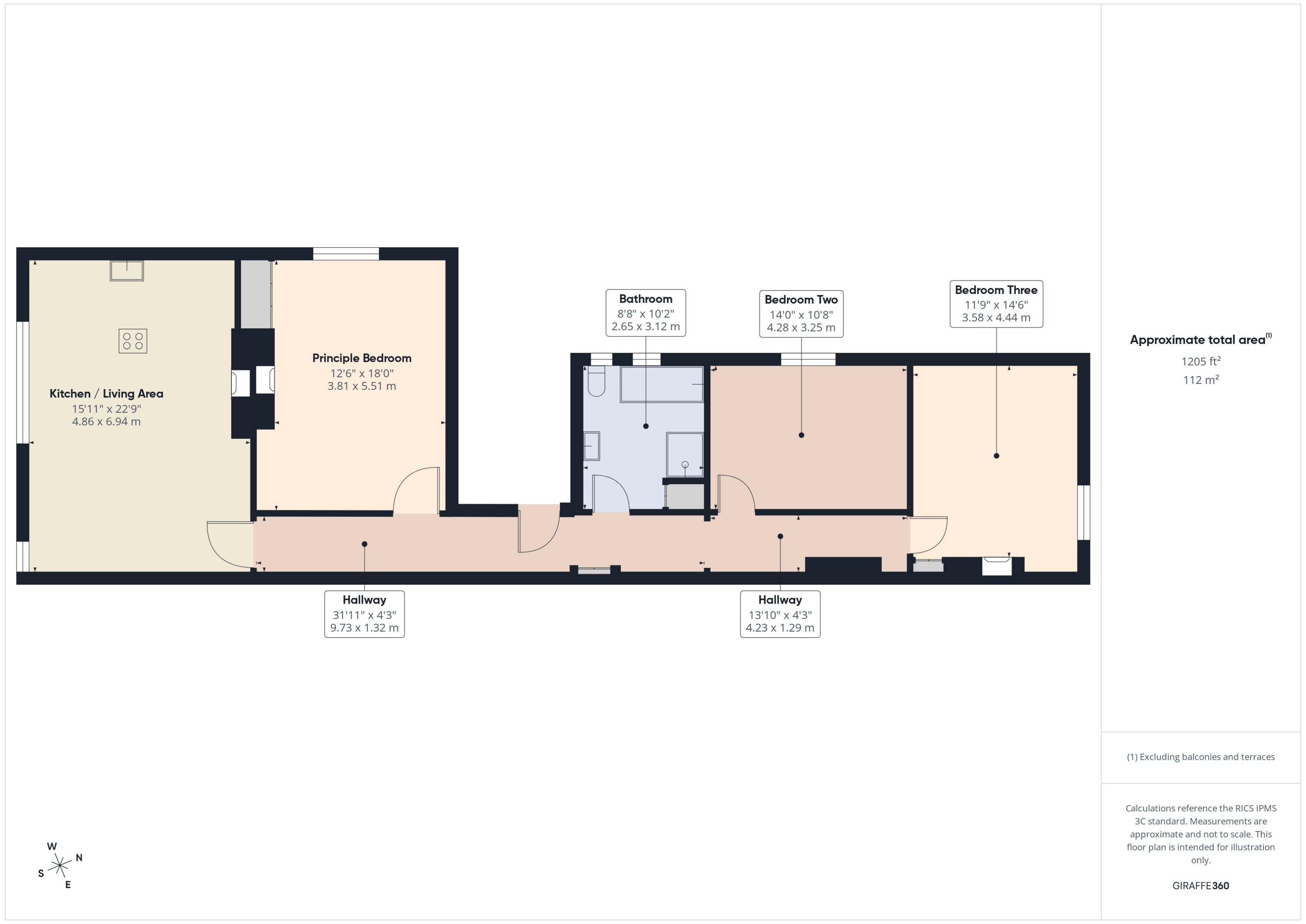 3 Grove Flat, The Grove, Pluckley floorplan