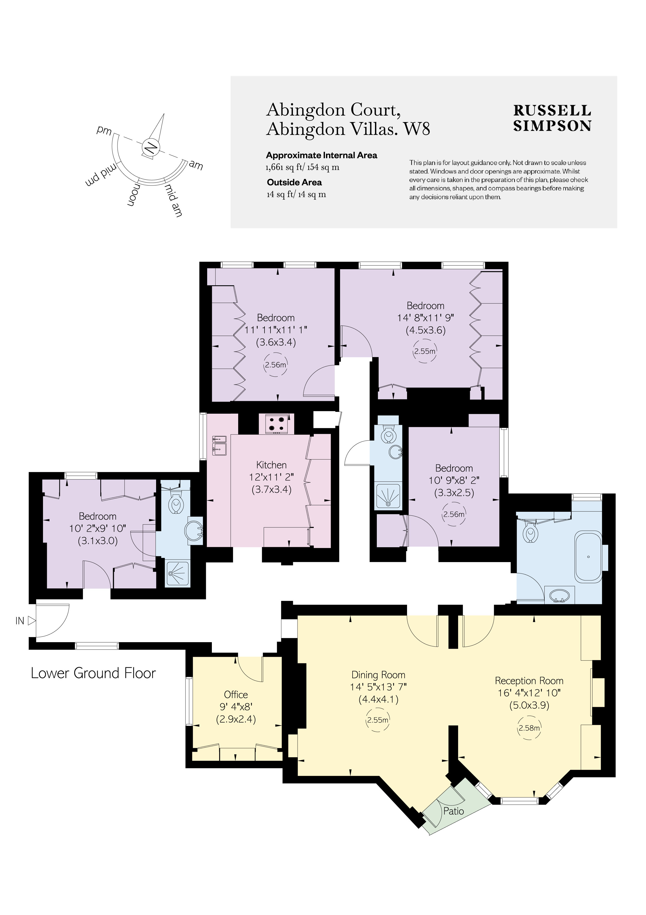 Flat 2,, Abingdon Court, Abingdon Villas floorplan