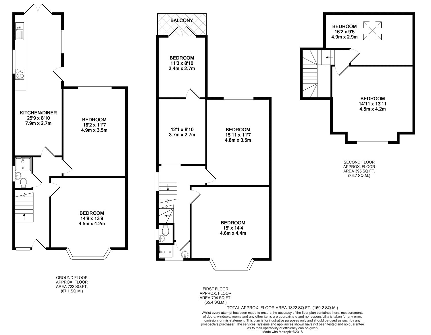 593, Gloucester Road, Bristol floorplan