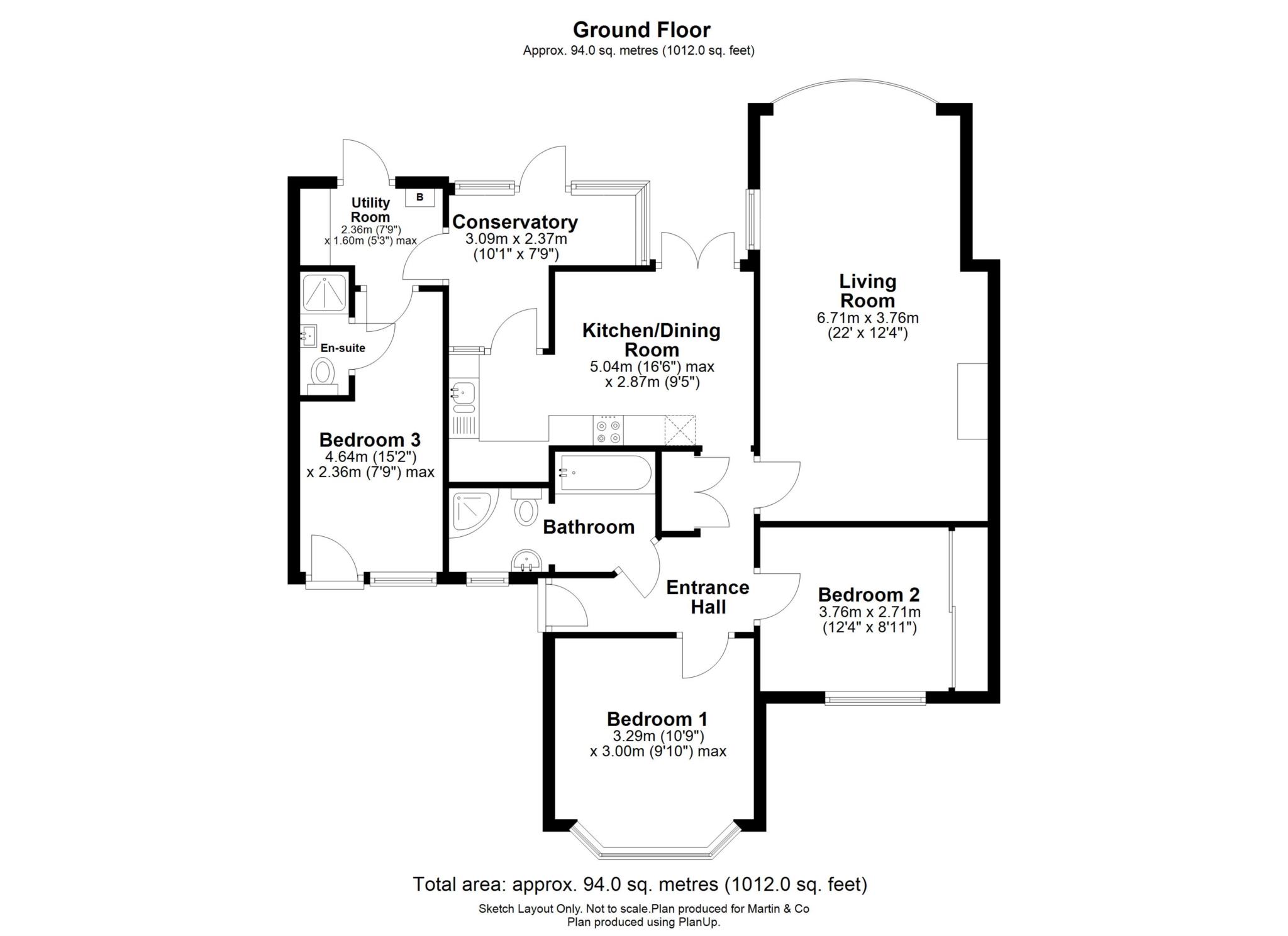 3, Fair View, Potters Bar floorplan
