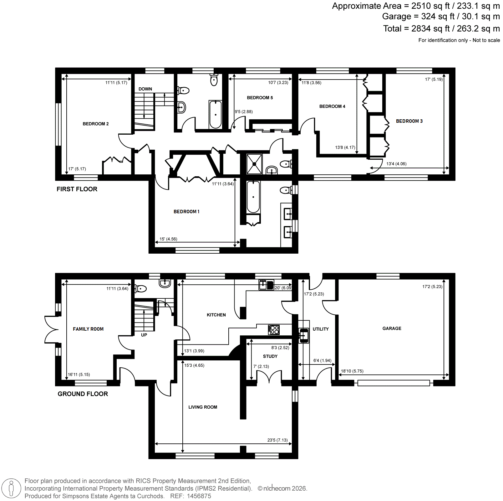 White Willows, 5, Broadwater Road North, Burwood Park floorplan