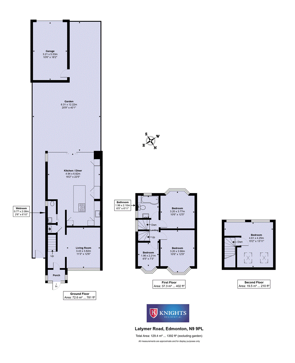 117, Latymer Road, London floorplan