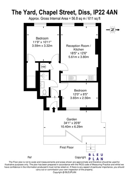 A, The Yard, Chapel Street, DISS floorplan